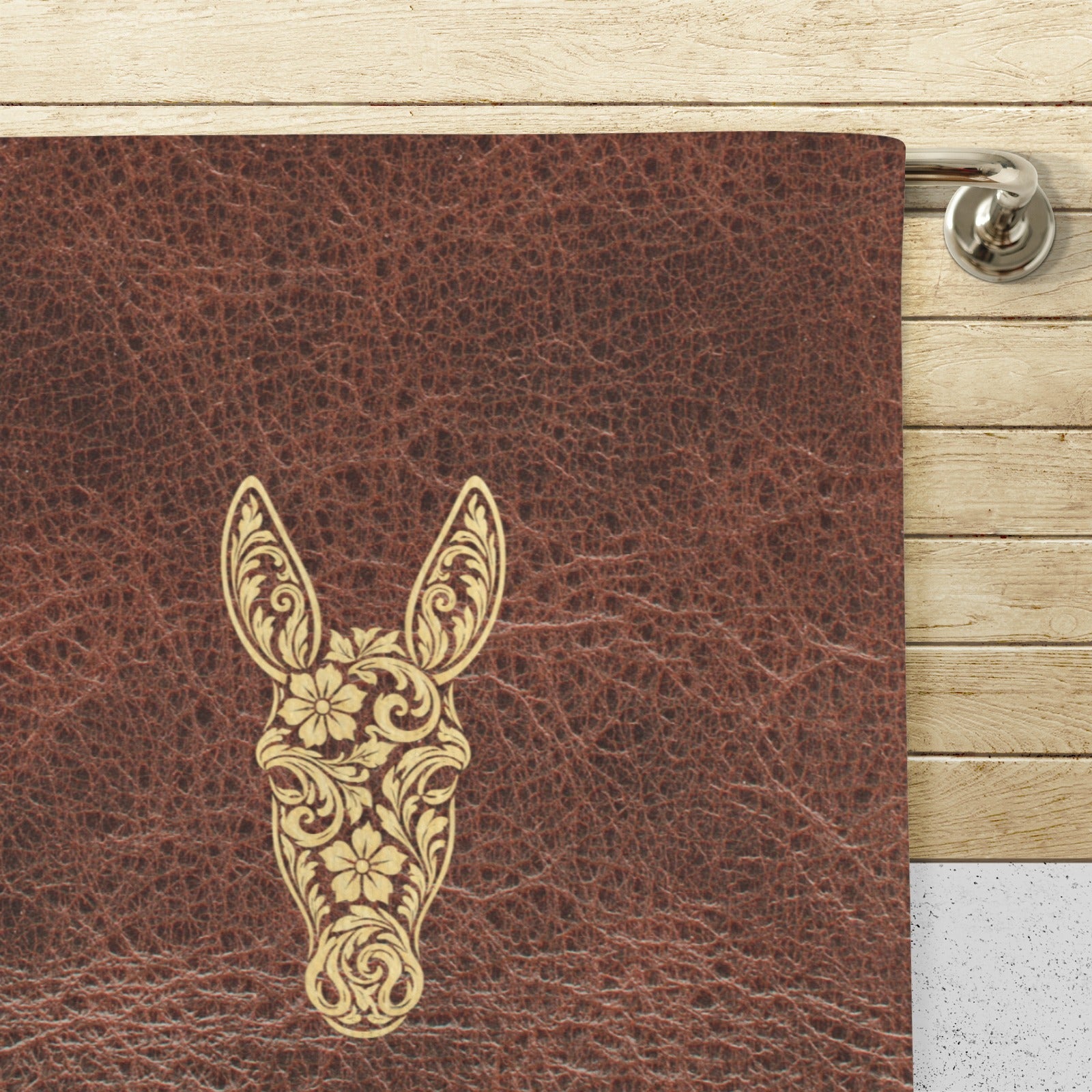 Baha Ranch Tooled Donkey Set of 4 Kitchen Dish Towels Made in America by Baha Ranch Western Wear - product image 4