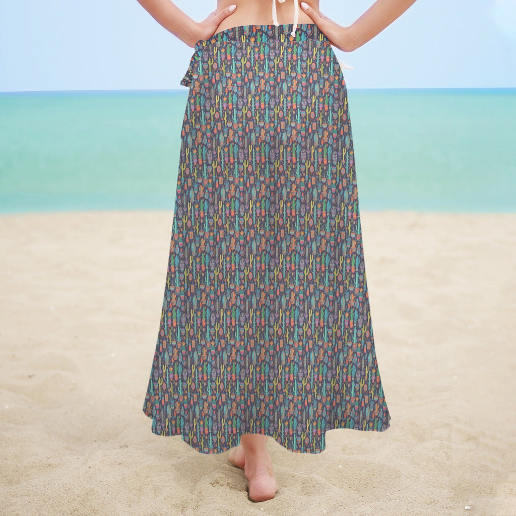 Baha Ranch Cactus Crazy Beach Coverup Skirt by Baha Ranch Western Wear - product image 5