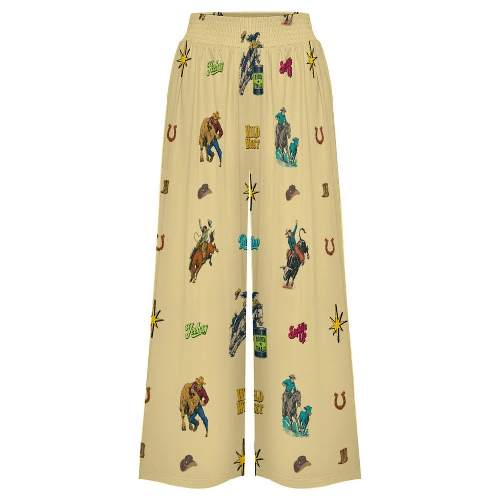 Baha Ranch The Last Roundup Rodeo High Waisted Wide Leg Pants by Baha Ranch Western Wear - product image 4