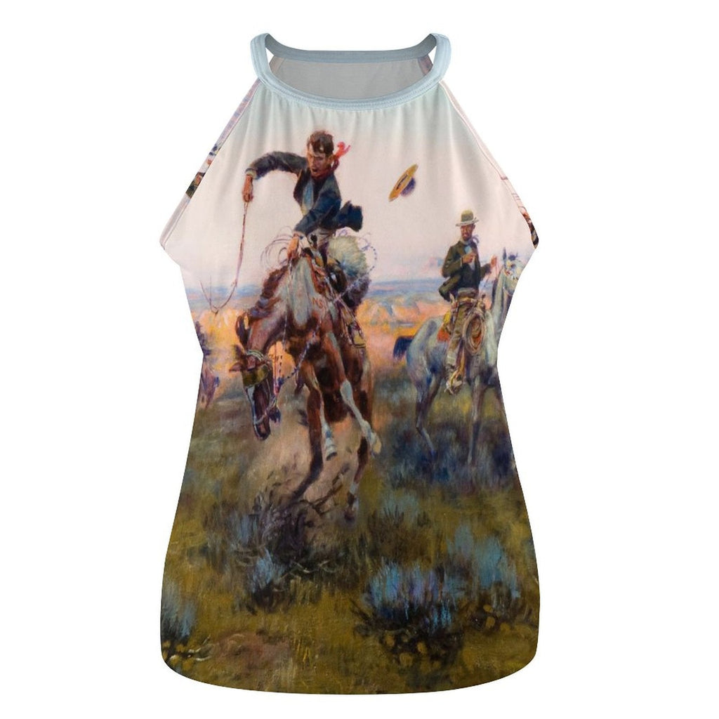 Baha Ranch Vintage Western Cowboy Women's Tank Top by Baha Ranch Western Wear - product image 3