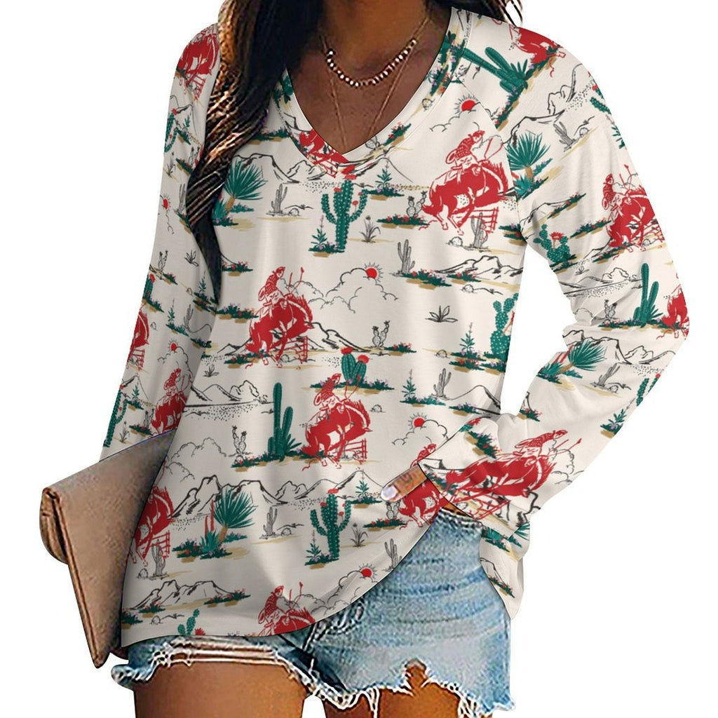 Baha Ranch Desert Rodeo Long Sleeve Top by Baha Ranch Western Wear