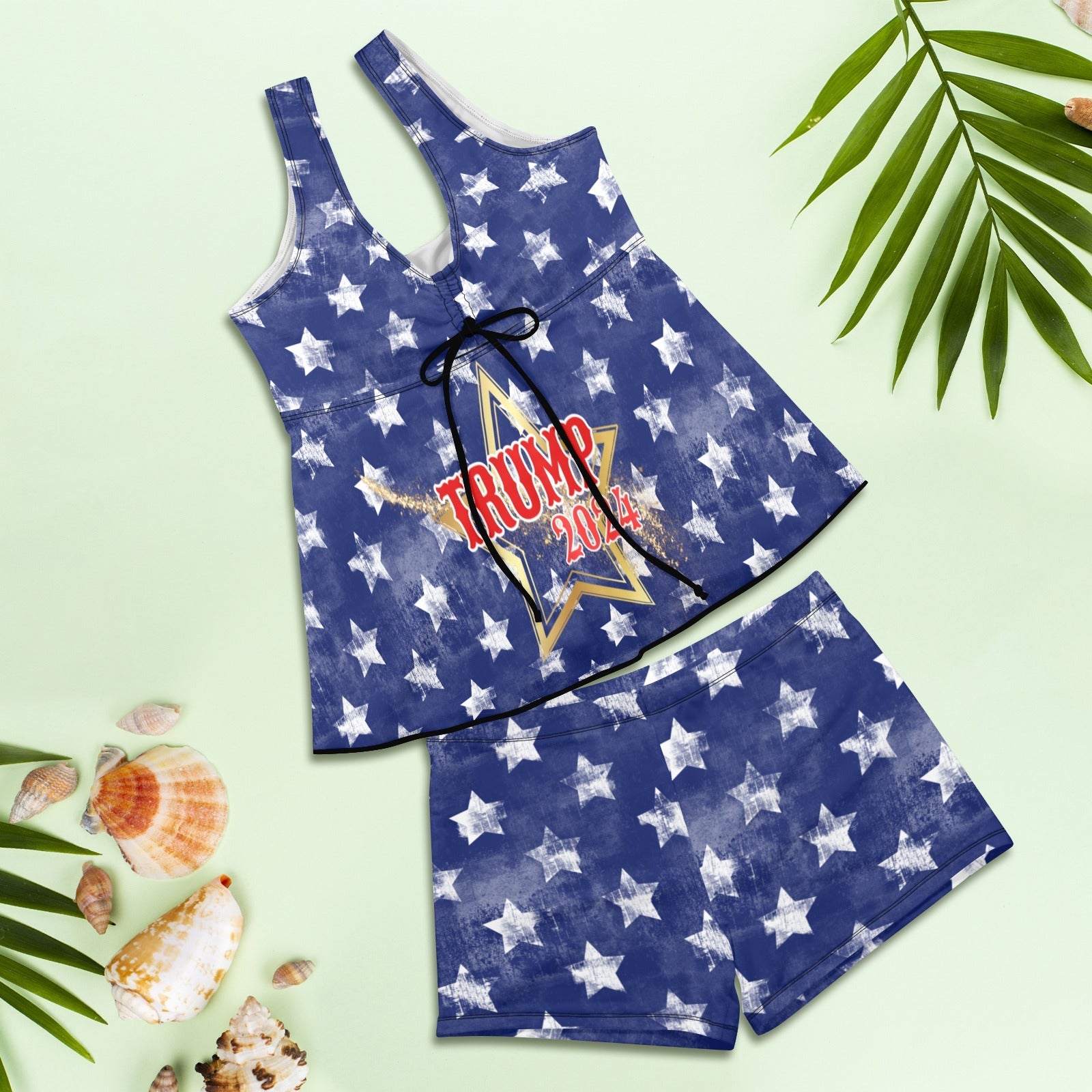 Baha Ranch Trump Maga Tankini Top Shorts Set by Baha Ranch Western Wear - product image 4