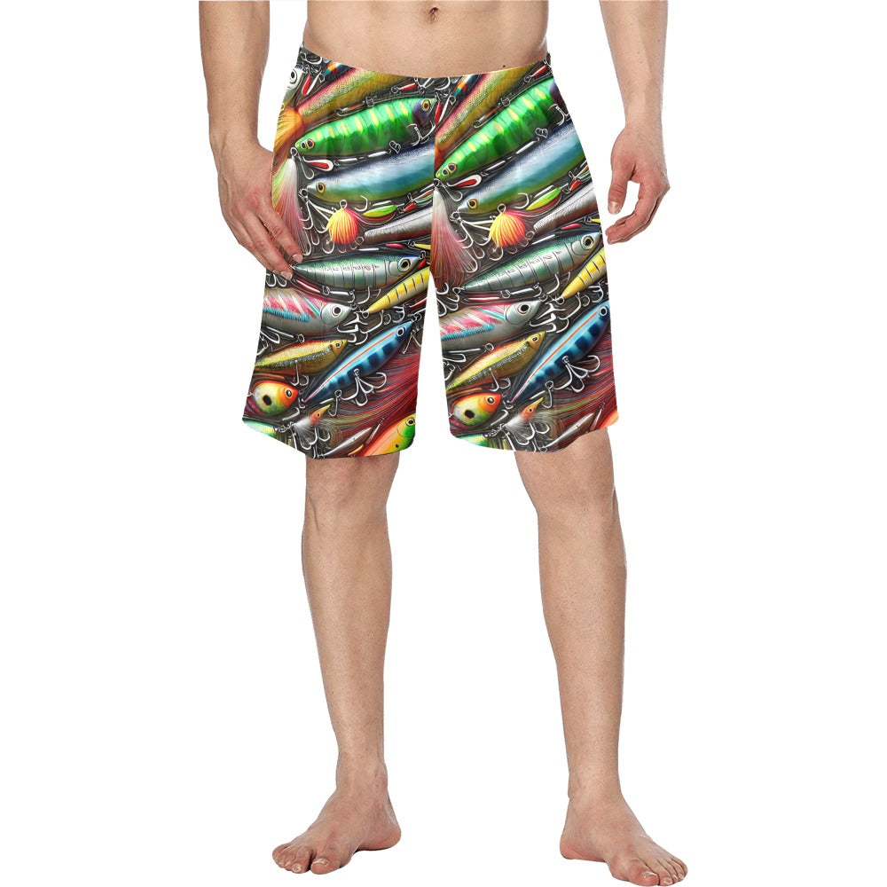 Baha Ranch Men's Fishing Lures Beach Swim Shorts by Baha Ranch Western Wear