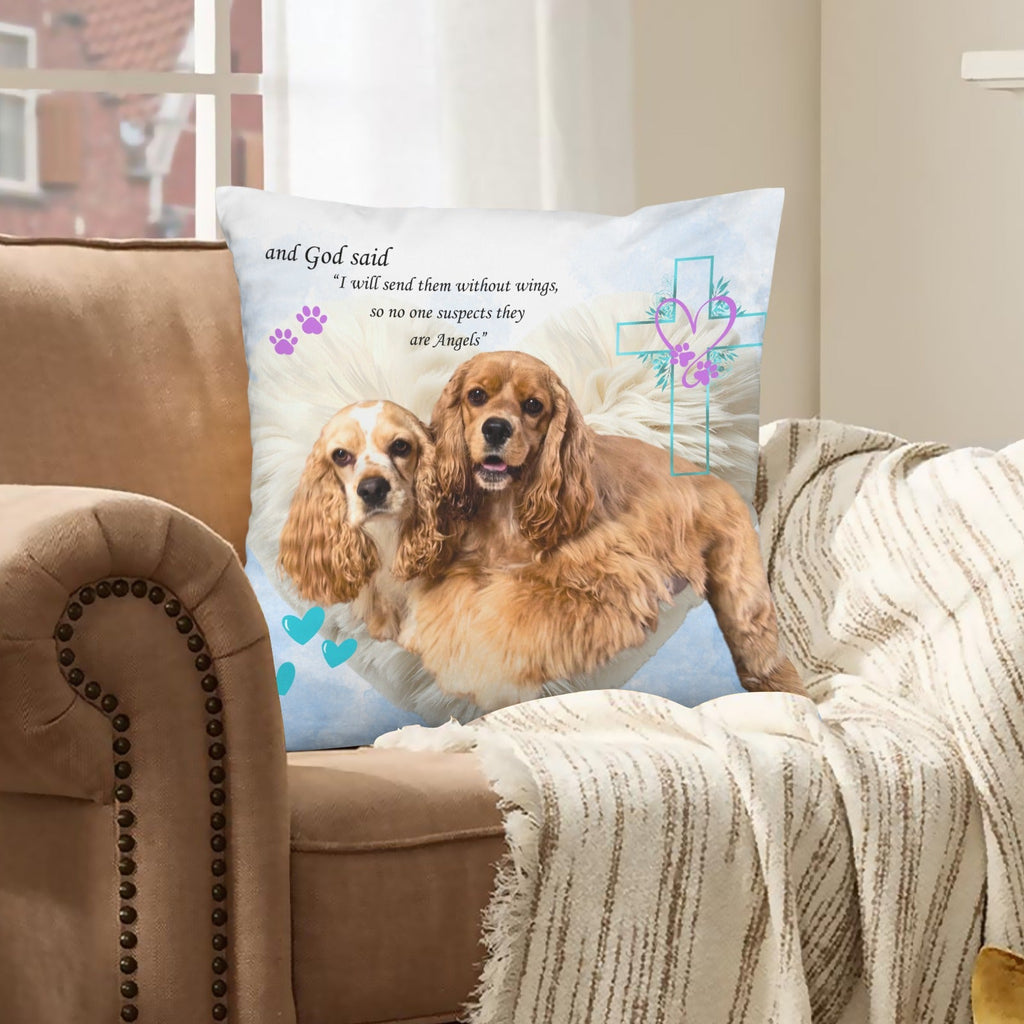 Baha Ranch Angel Pet Rainbow Bridge Custom Pillow Case Made in America by Baha Ranch Western Wear