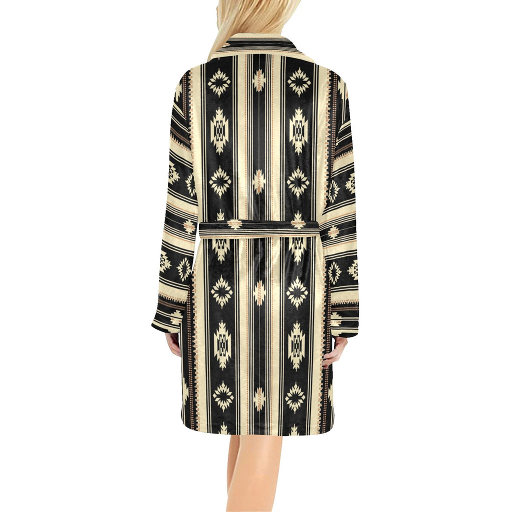 Baha Ranch Colores de Mexico Santa Fe Aztec Western Cowgirl Fleece Robe by Baha Ranch Western Wear - product image 2