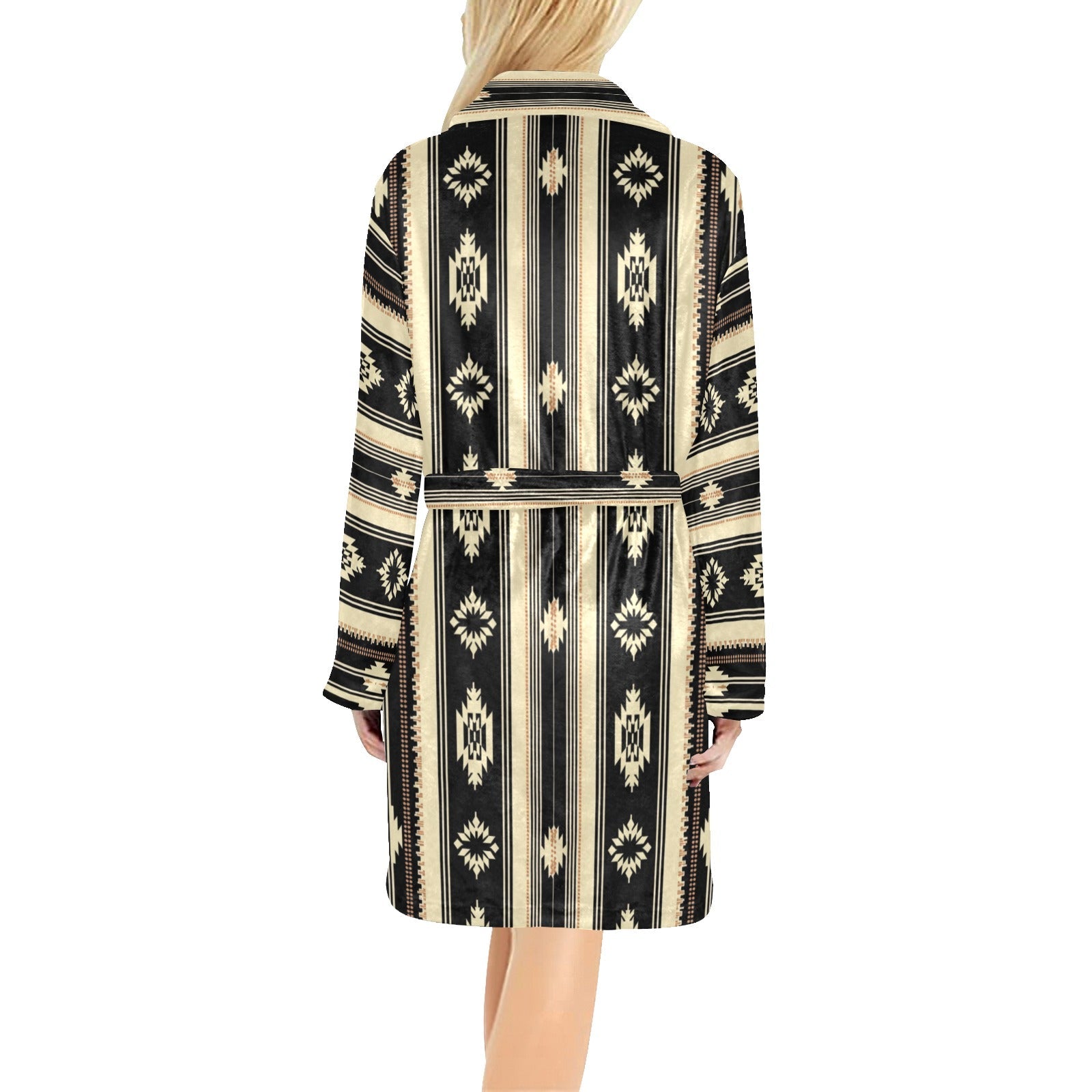 Baha Ranch Colores de Mexico Santa Fe Aztec Western Cowgirl Fleece Robe by Baha Ranch Western Wear - product image 2