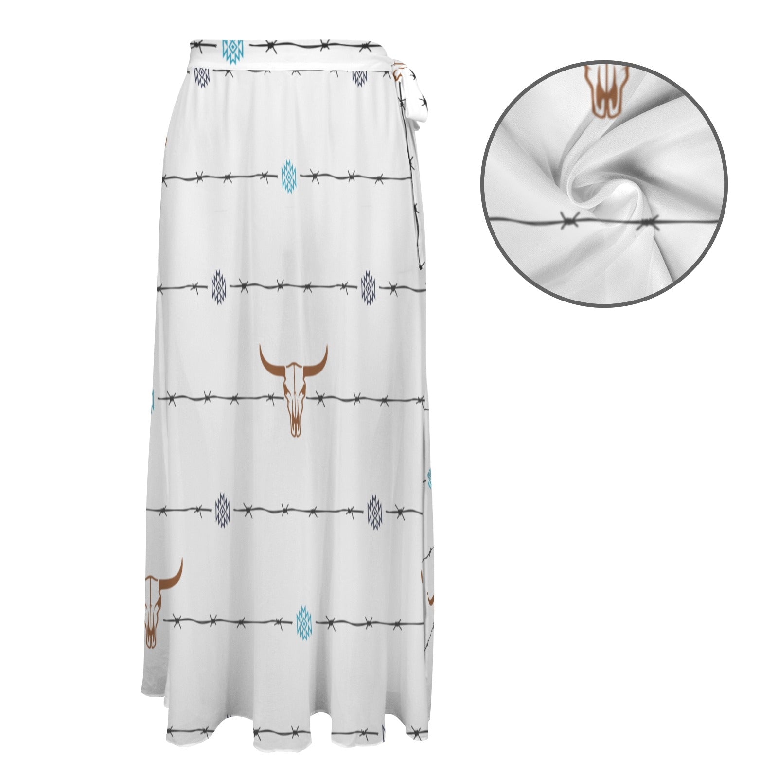 Baha Ranch Barbwire Swim Beach Skirt Coverup by Baha Ranch Western Wear - product image 5