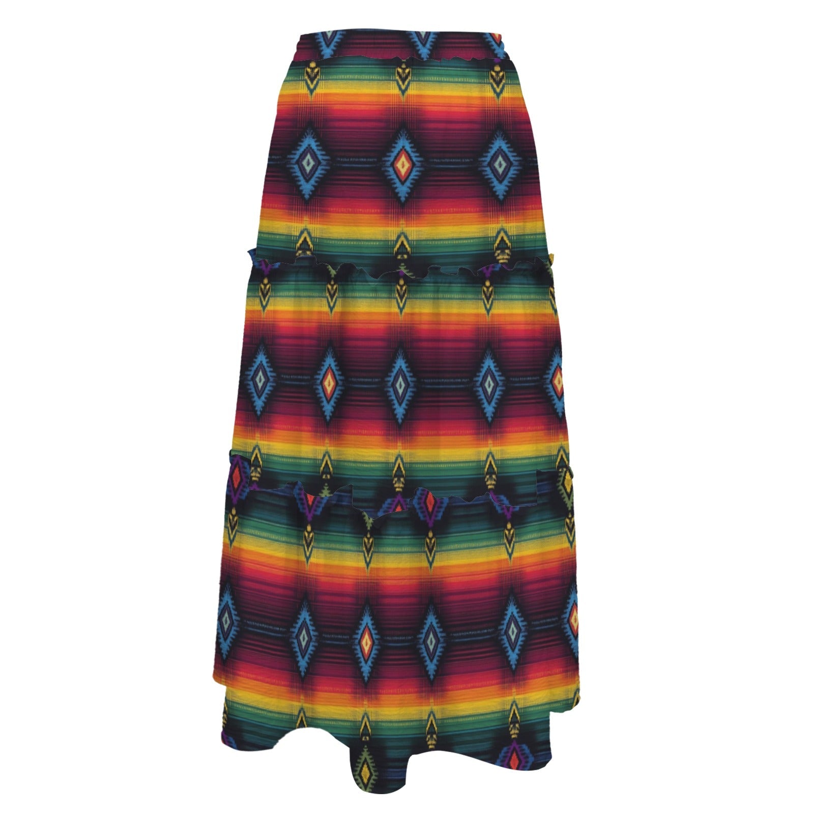 Baha Ranch Colores De Mexico Serape Maxi Prairie Skirt by Baha Ranch Western Wear - product image 6