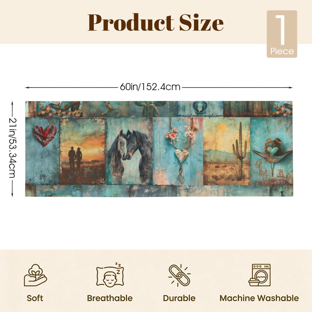 Baha Ranch Turquoise Dreams Body Pillow Cover Made in America by Baha Ranch Western Wear - product image 5