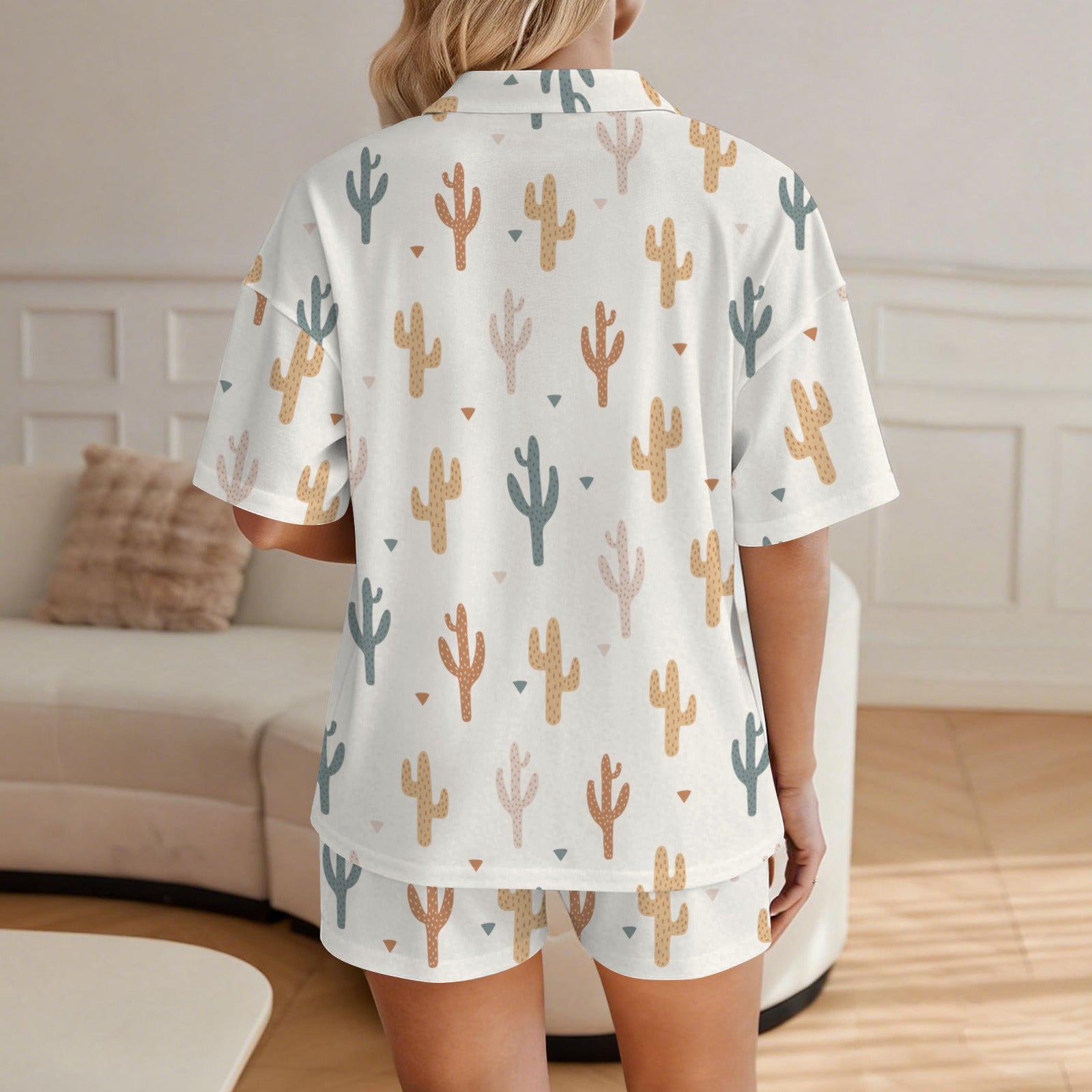 Baha Ranch Cactus Print Women's Pajama set Made in America by Baha Ranch Western Wear - product image 4