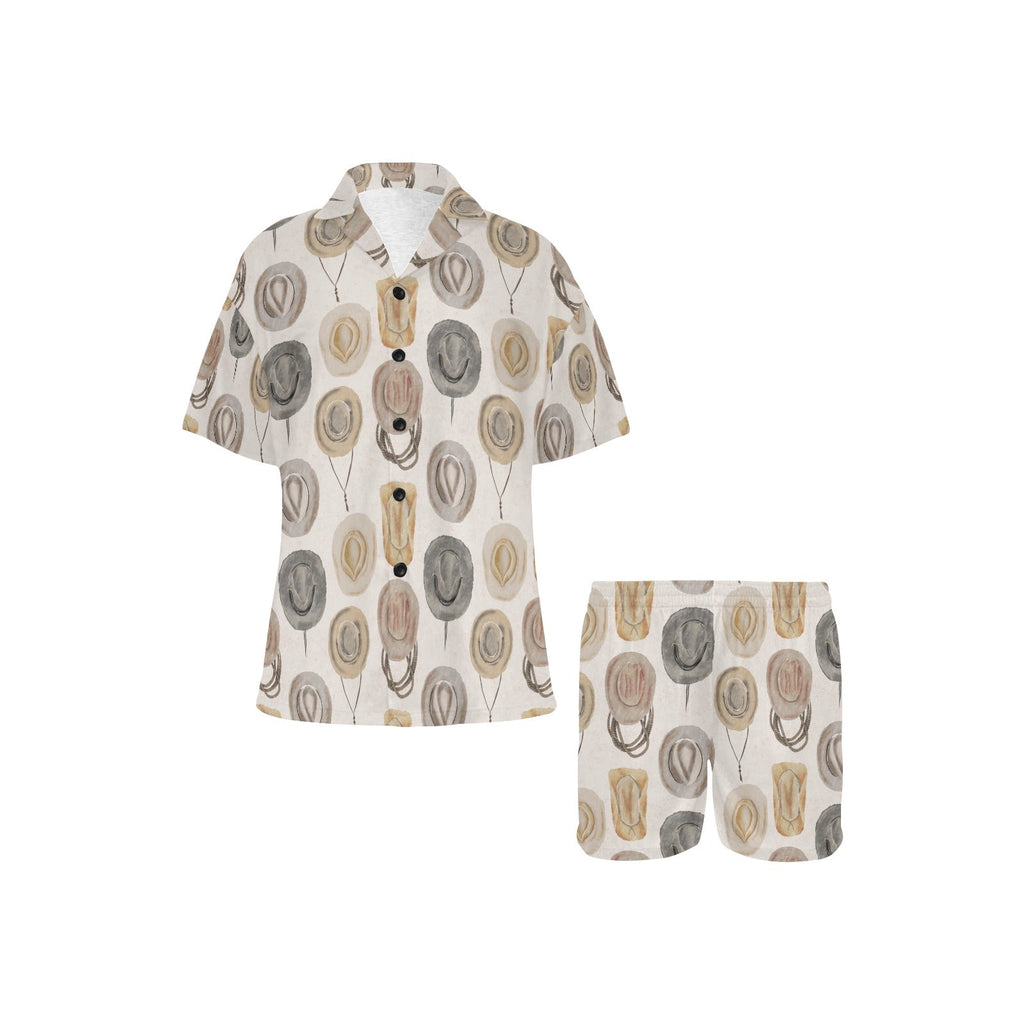 Baha Ranch Vintage Cowboy Hat Women's Western Pajama Set by Baha Ranch Western Wear - product image 2