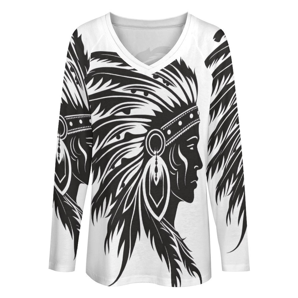 Baha Ranch Western Print Long Sleeve top by Baha Ranch Western Wear - product image 2