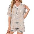 Baha Ranch Bulls & Boots Women's Pajama Set Made in America by Baha Ranch Western Wear - product image 2