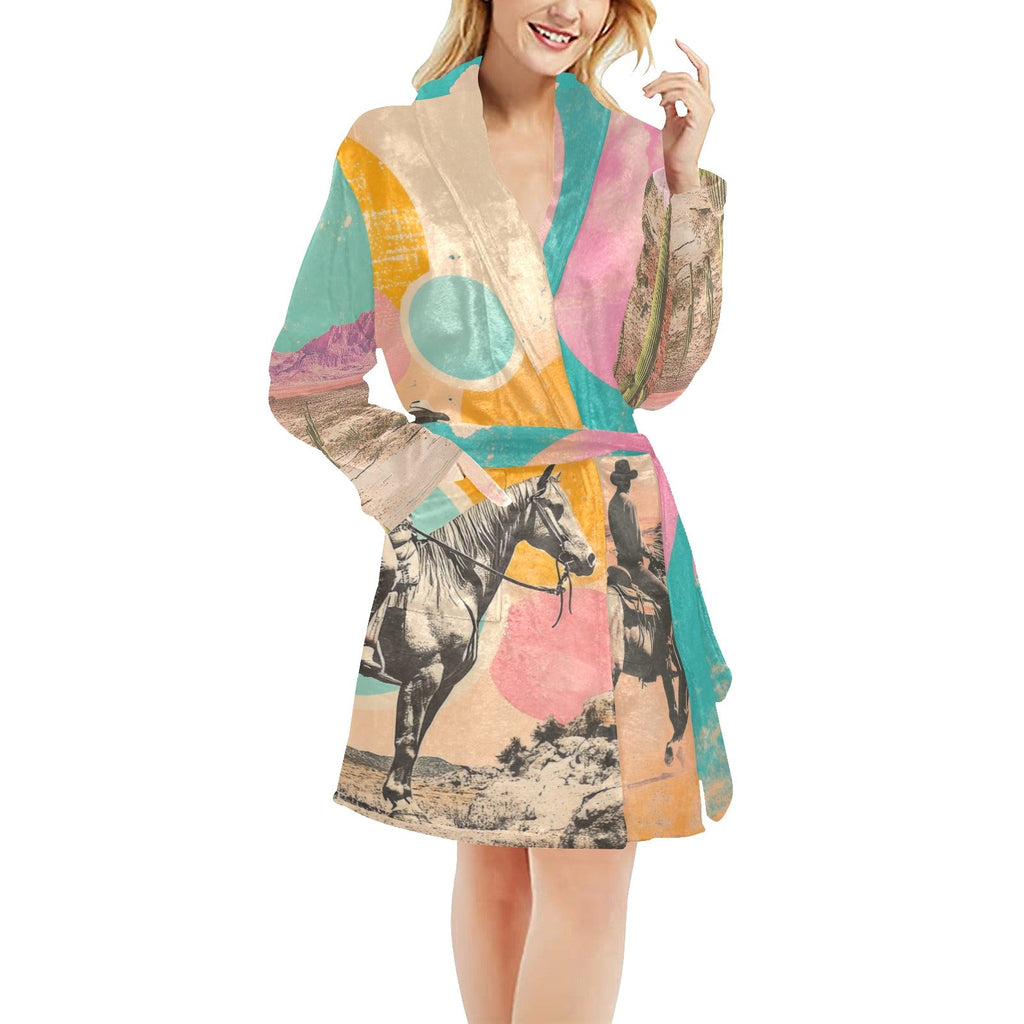 Baha Ranch Retro Pop Western Bath Robe by Baha Ranch Western Wear