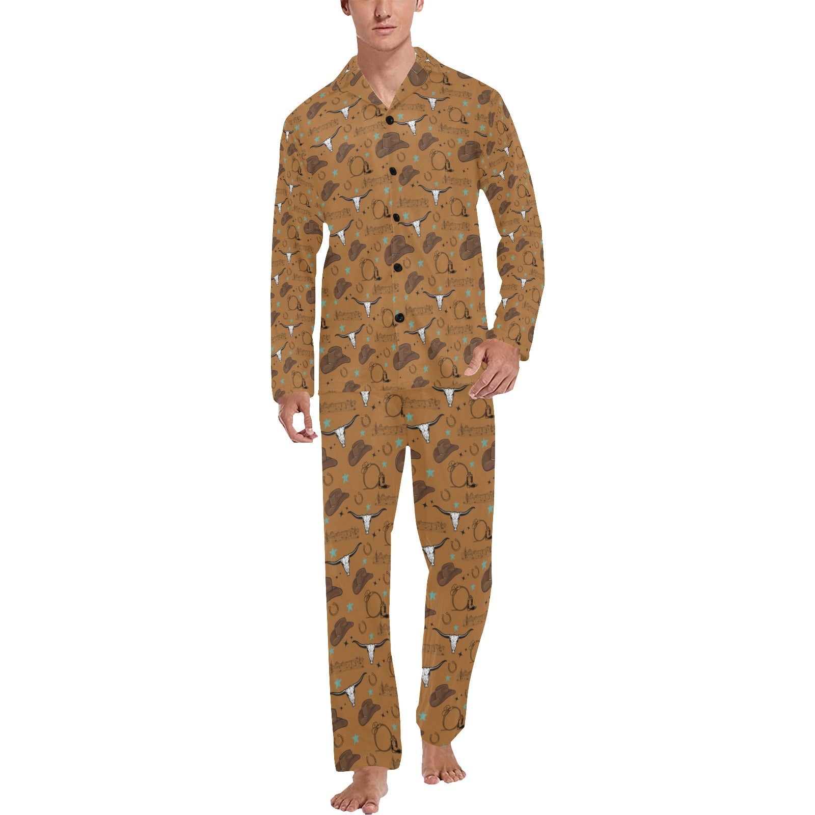 Baha Ranch Everything Western Men's Western Pajama Set by Baha Ranch Western Wear