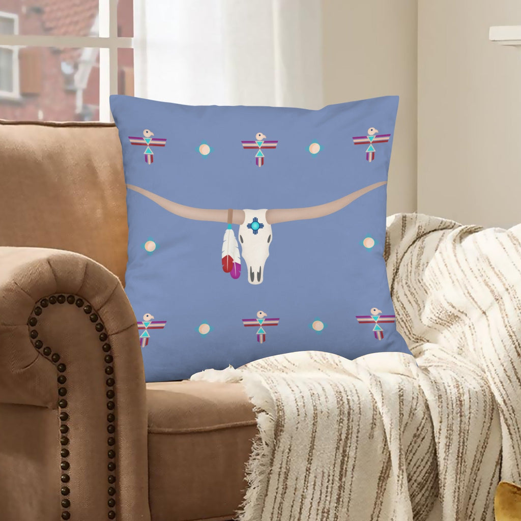 Baha Ranch Velvety Soft Southwest Longhorn Zia Pillow Cover Made in America by Baha Ranch Western Wear - product image 6