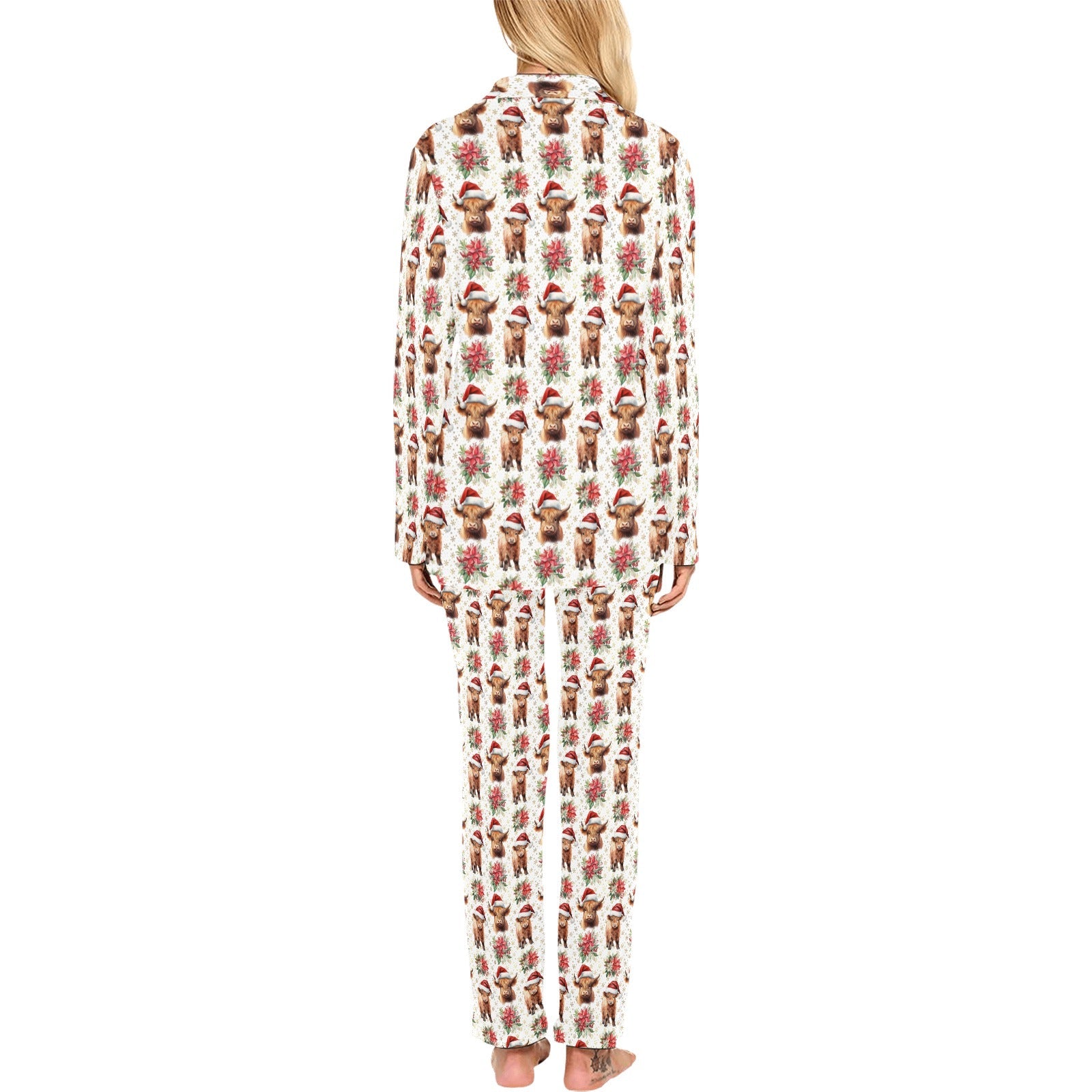 Baha Ranch Christmas Highland Women's Western Pajama Set by Baha Ranch Western Wear - product image 3
