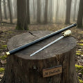 Eagle Head Walking Cane Sword | Handmade Hidden Steel Blade
