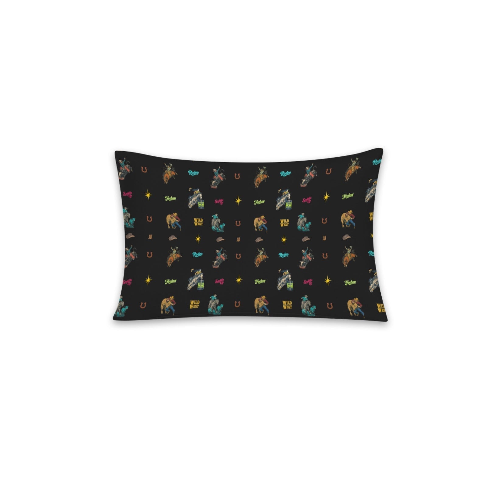 Baha Ranch the Last Roundup Collage Pillow Cover Made in America by Baha Ranch Western Wear - product image 2