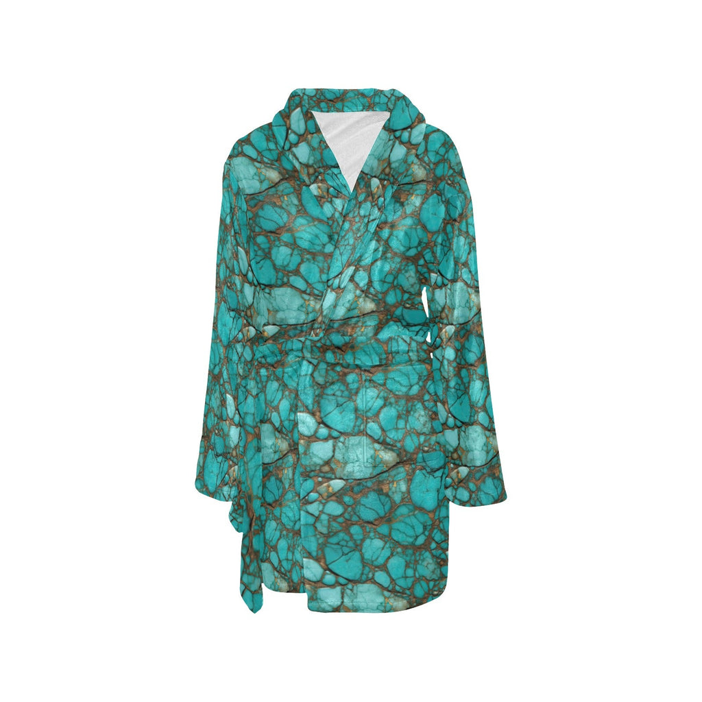Baha Ranch All Turquoise Women's Bath Robe by Baha Ranch Western Wear - product image 3