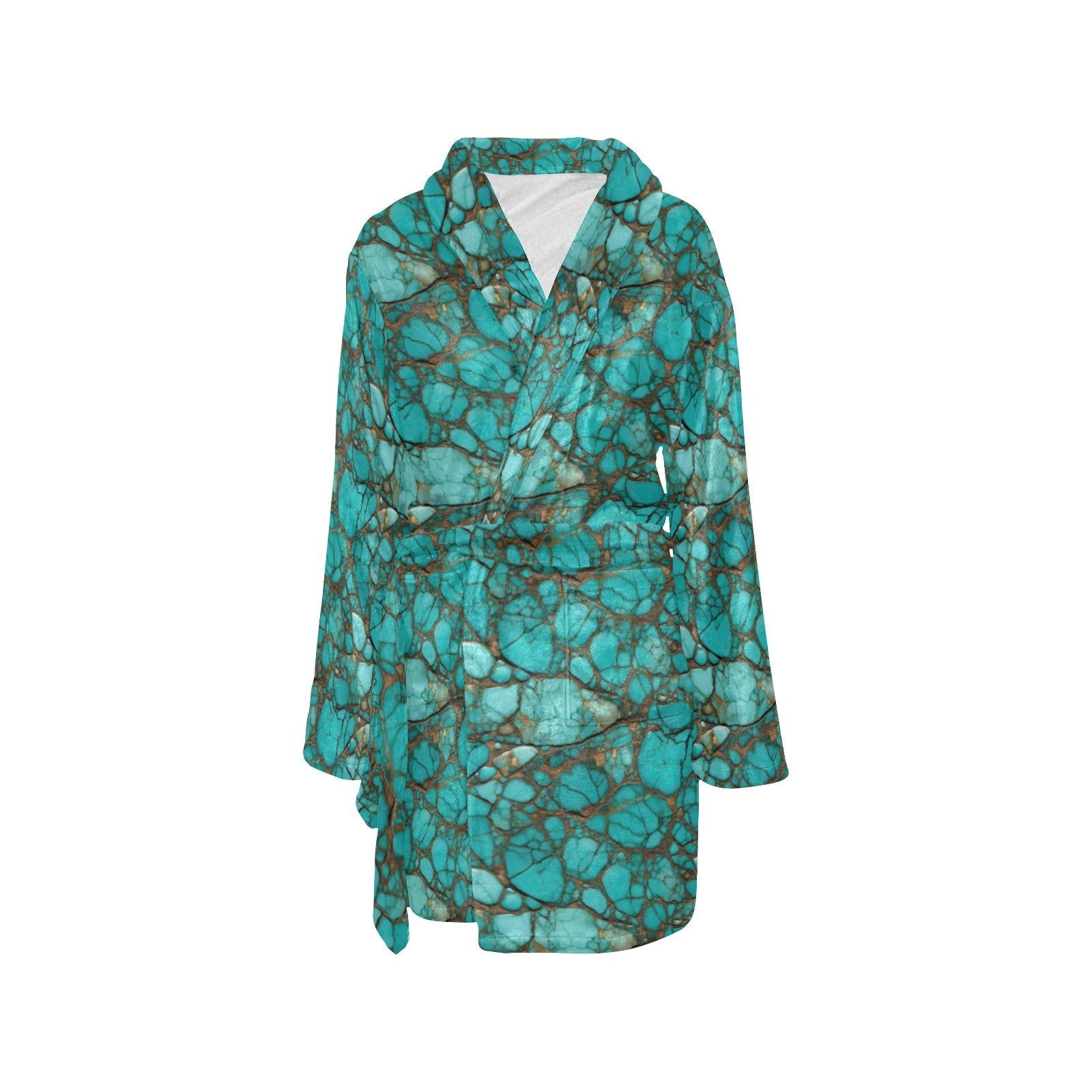 Baha Ranch All Turquoise Women's Bath Robe by Baha Ranch Western Wear - product image 3