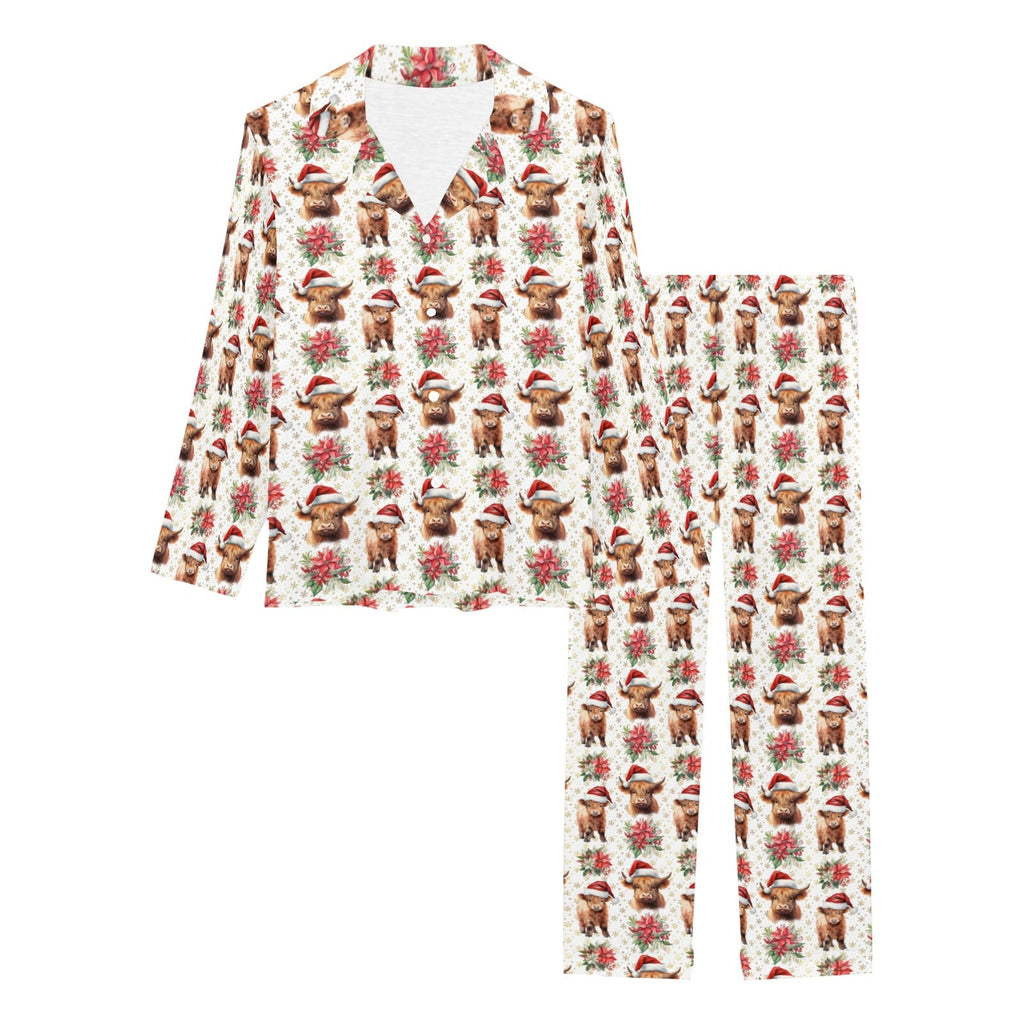 Baha Ranch Christmas Highland Women's Western Pajama Set by Baha Ranch Western Wear