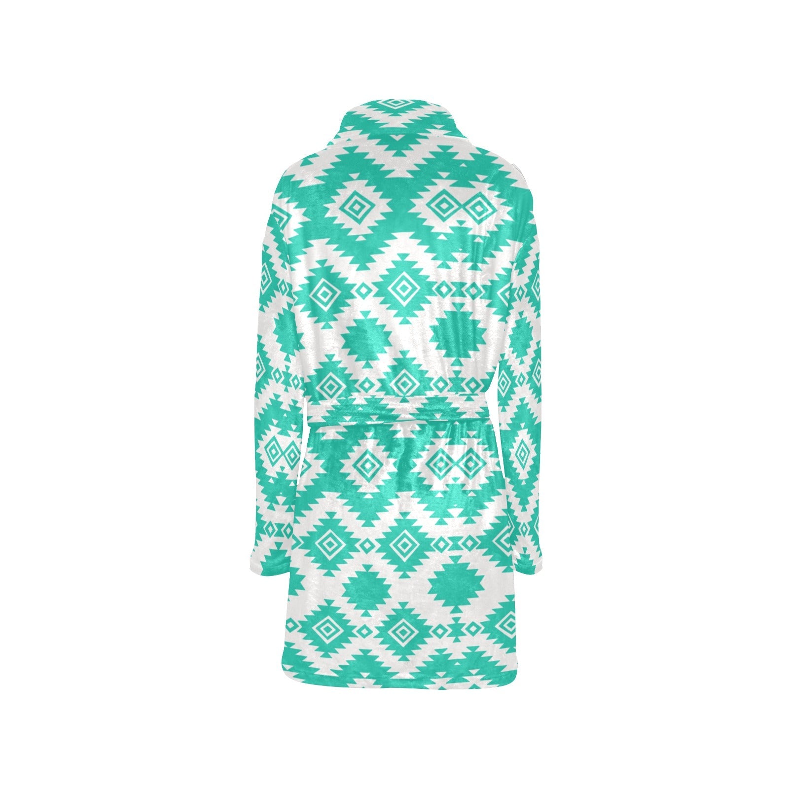 Baha Ranch Turquoise Aztec Women's Western Bath Robe by Baha Ranch Western Wear - product image 4