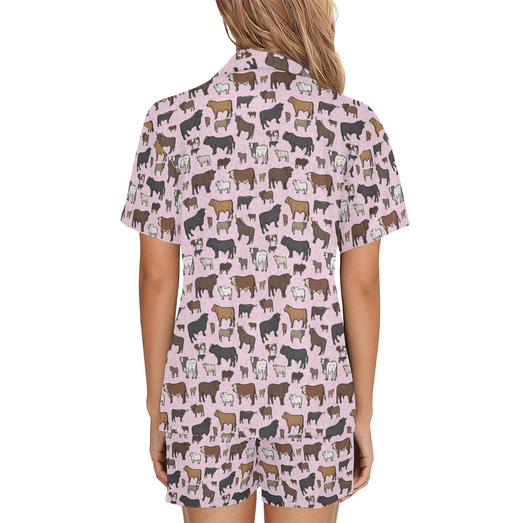 Baha Ranch Pink Cattle Ranch Women's Western Pajama Set by Baha Ranch Western Wear - product image 6