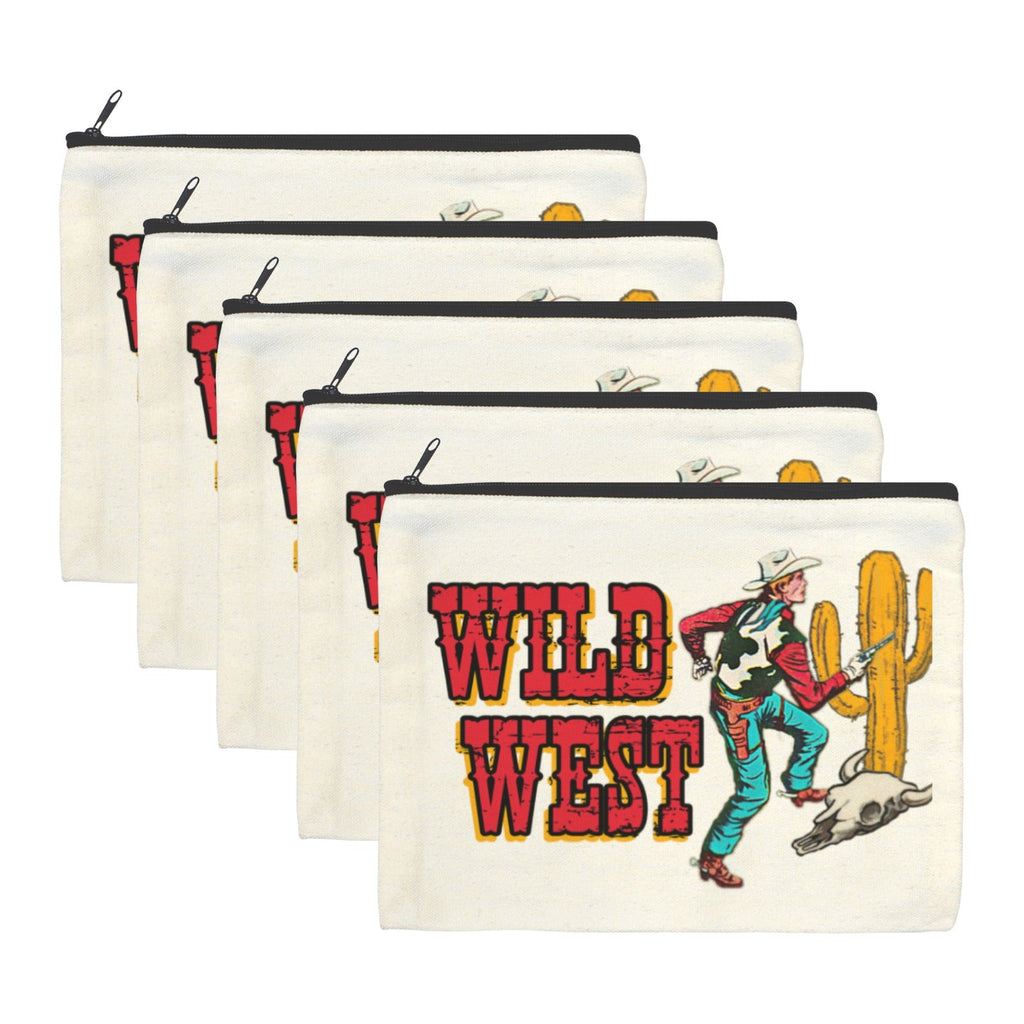 Baha Ranch Wild West Cowboy Cosmetic Bag Pack of 5 Made in America by Baha Ranch Western Wear - product image 2