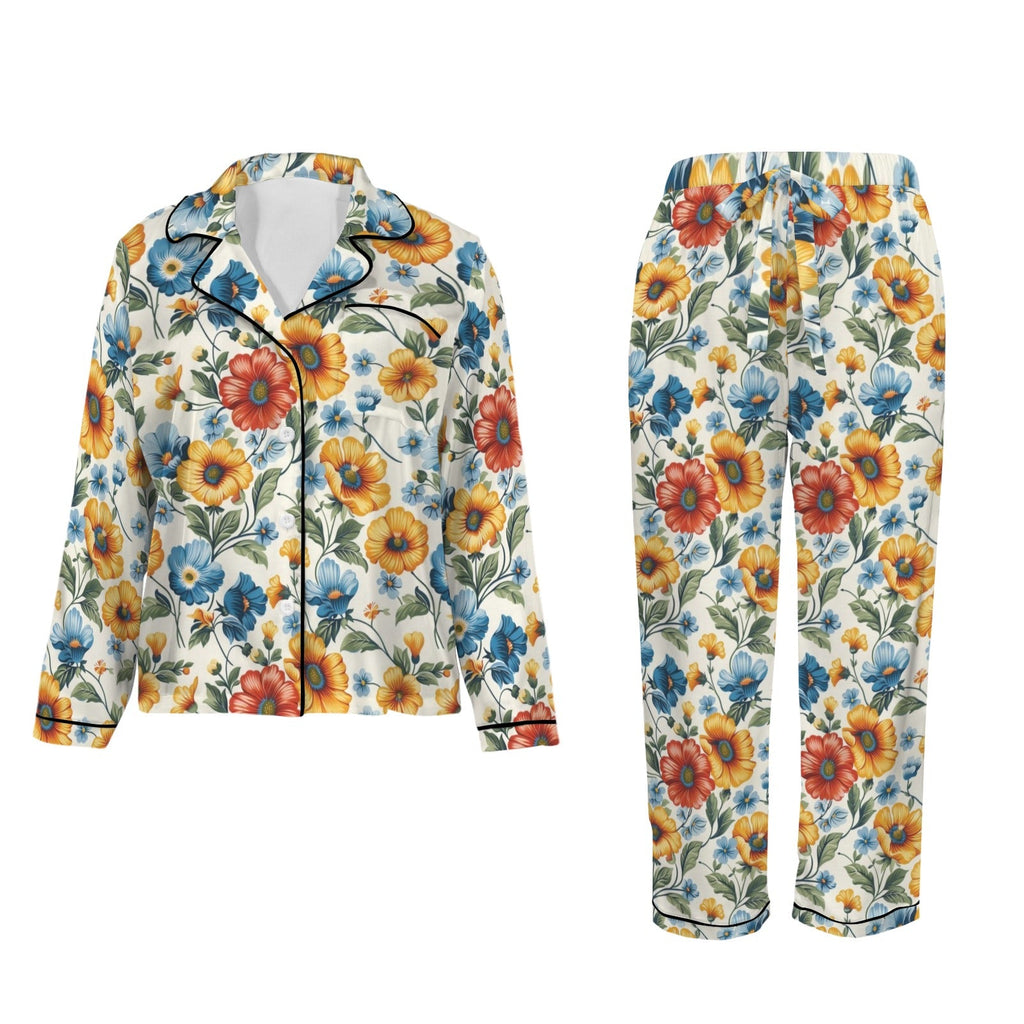 Baha Ranch Colores De Mexico Spring Florals Satin Pajamas by Baha Ranch Western Wear - product image 2