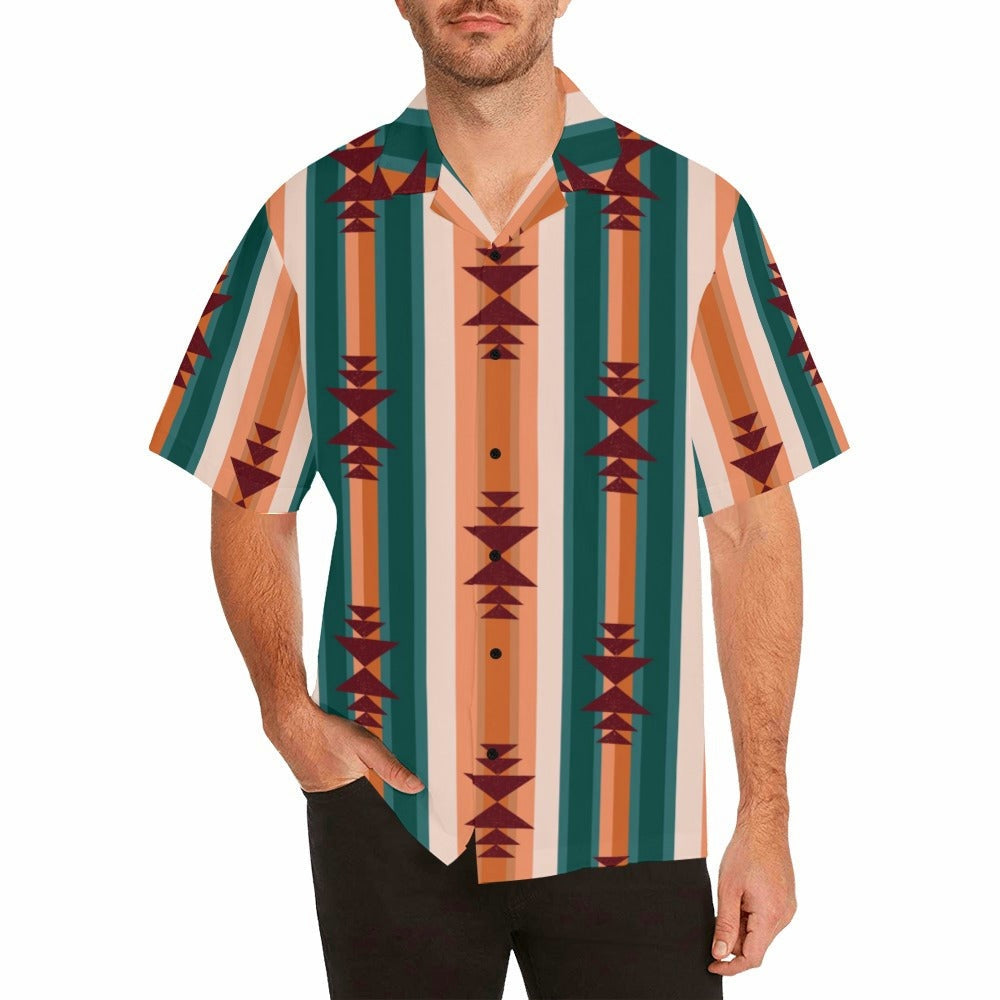 Cocoa Aztec Men's Western Camp Shirt by Baha Ranch Western Wear - product image 2