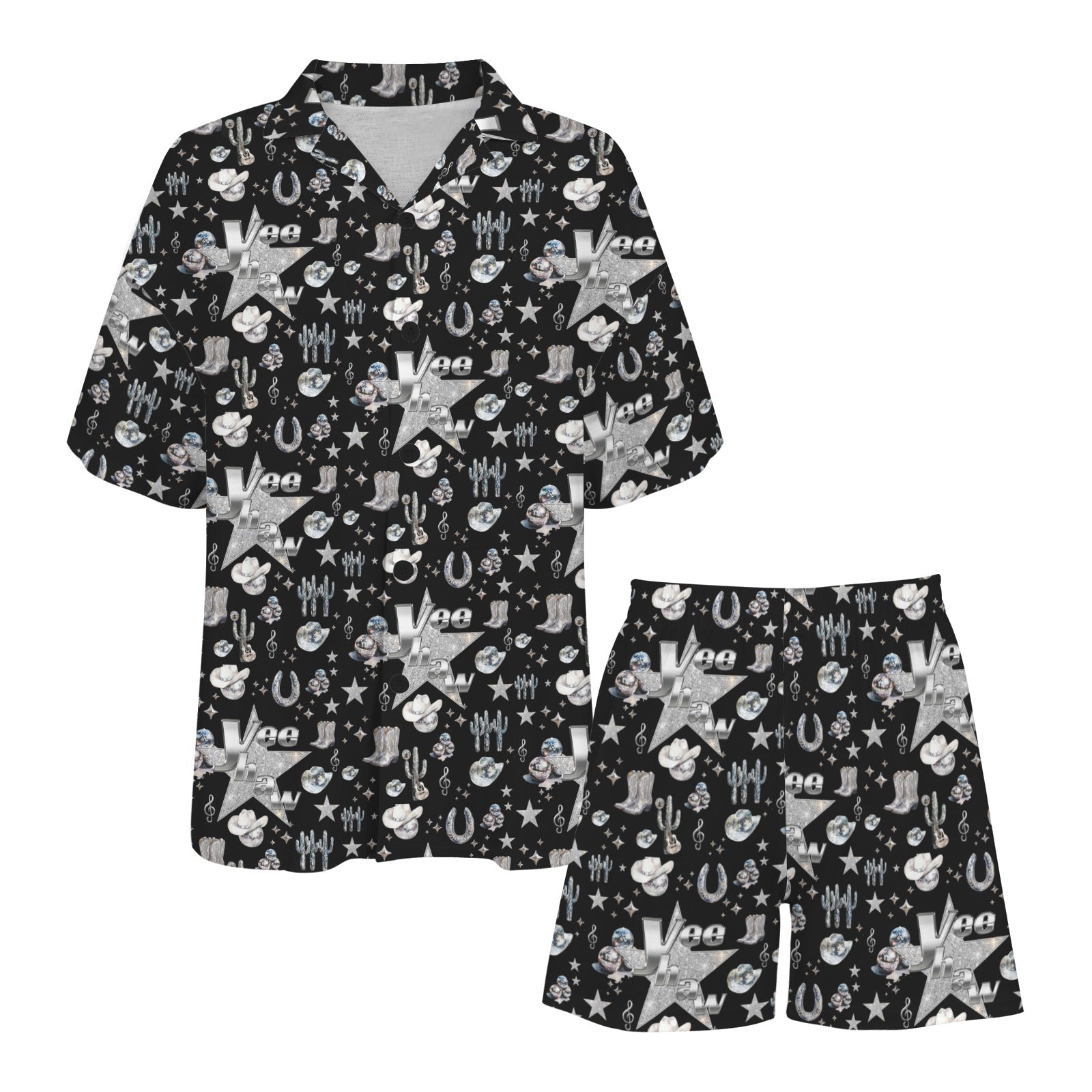 Baha Ranch Rhinestone Cowgirl Pajama Set Made in America by Baha Ranch Western Wear - product image 5