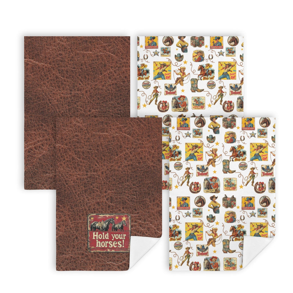 Baha Ranch Vintage Cowgirls Set of 4 Kitchen Dish Towels Made in America by Baha Ranch Western Wear - product image 3