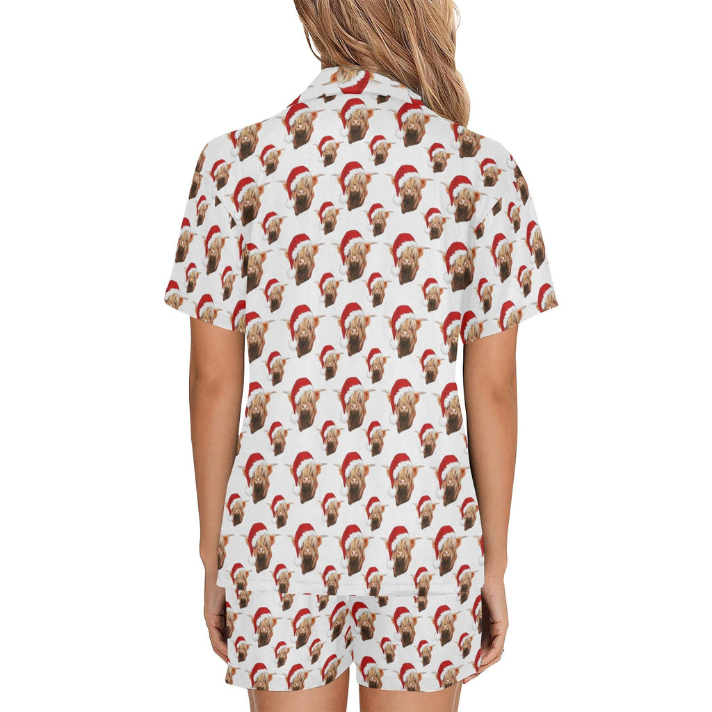 Baha Ranch Highland Christmas Cow Women's Western Pajama Set by Baha Ranch Western Wear - product image 4
