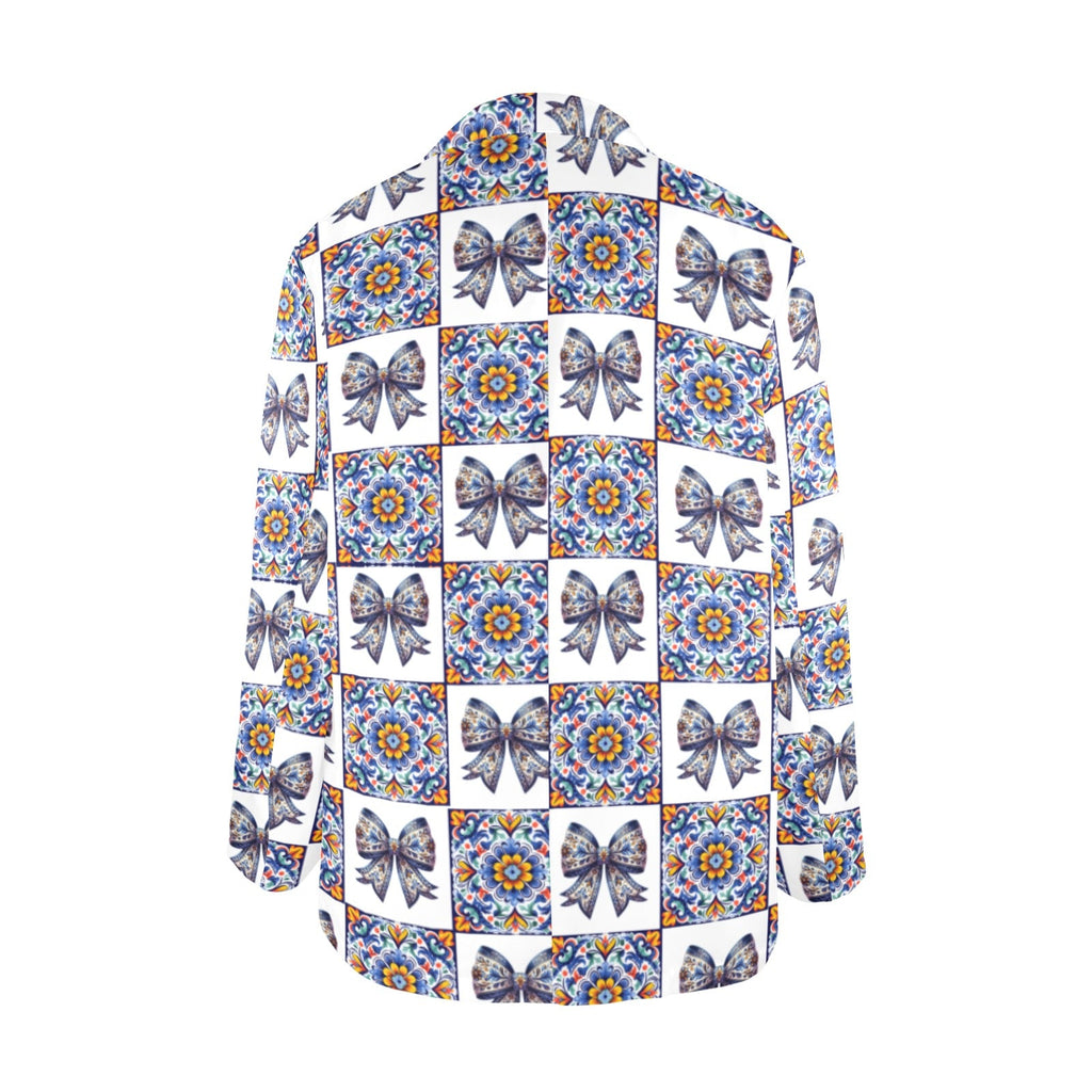 Baha Ranch Blue Bow Talavera Floral Blazer by Baha Ranch Western Wear - product image 6