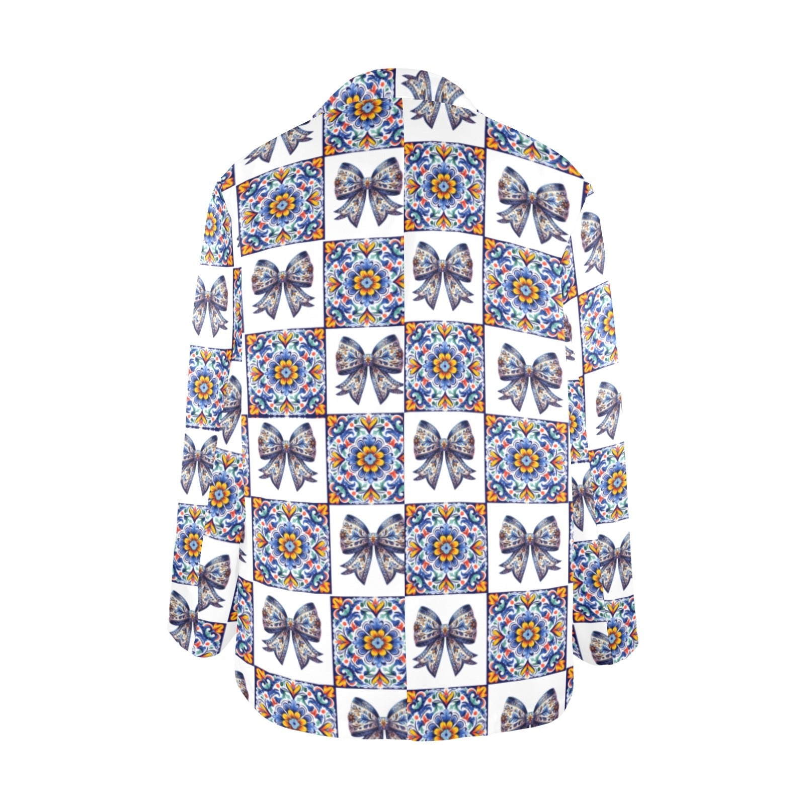 Baha Ranch Blue Bow Talavera Floral Blazer by Baha Ranch Western Wear - product image 6