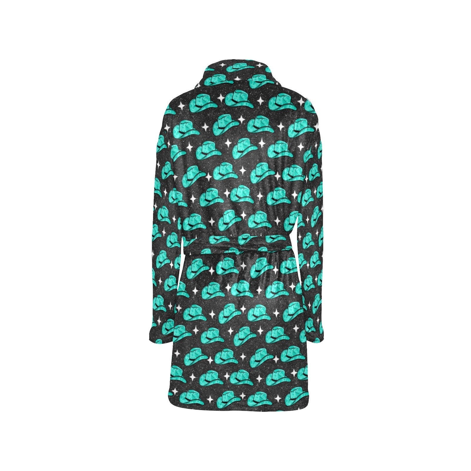 Baha Ranch Turquoise Cowgirl Hat Women's Western Bath Robe by Baha Ranch Western Wear - product image 4