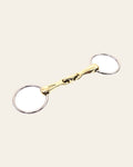BAR H EQUINE O Ring French Link Snaffle Brass Mouth Bit | Bits for Horses Horse and bridles