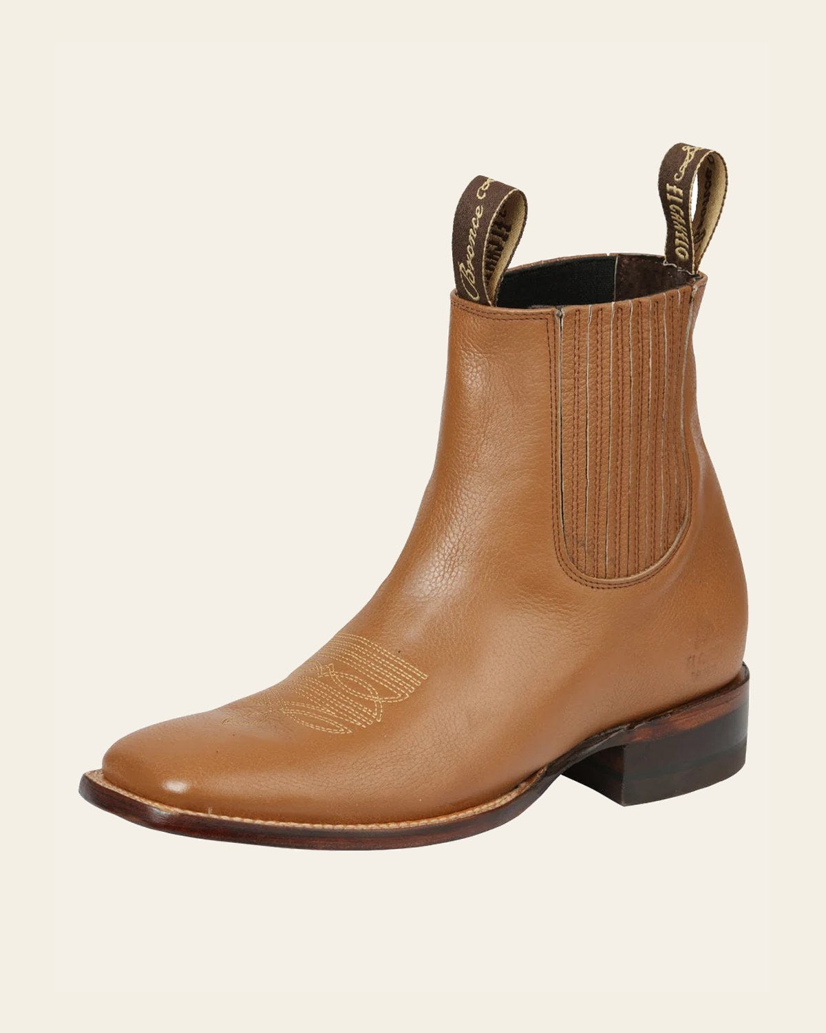 El Canelo Men’s Leather Boot - Camel 45754 on a warm cream background