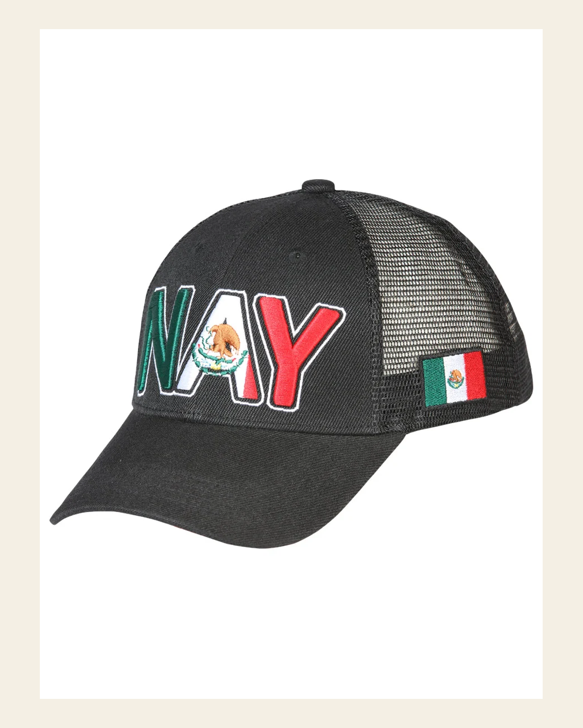 El General CB/NAY Hat- Black 44794 on a warm cream background