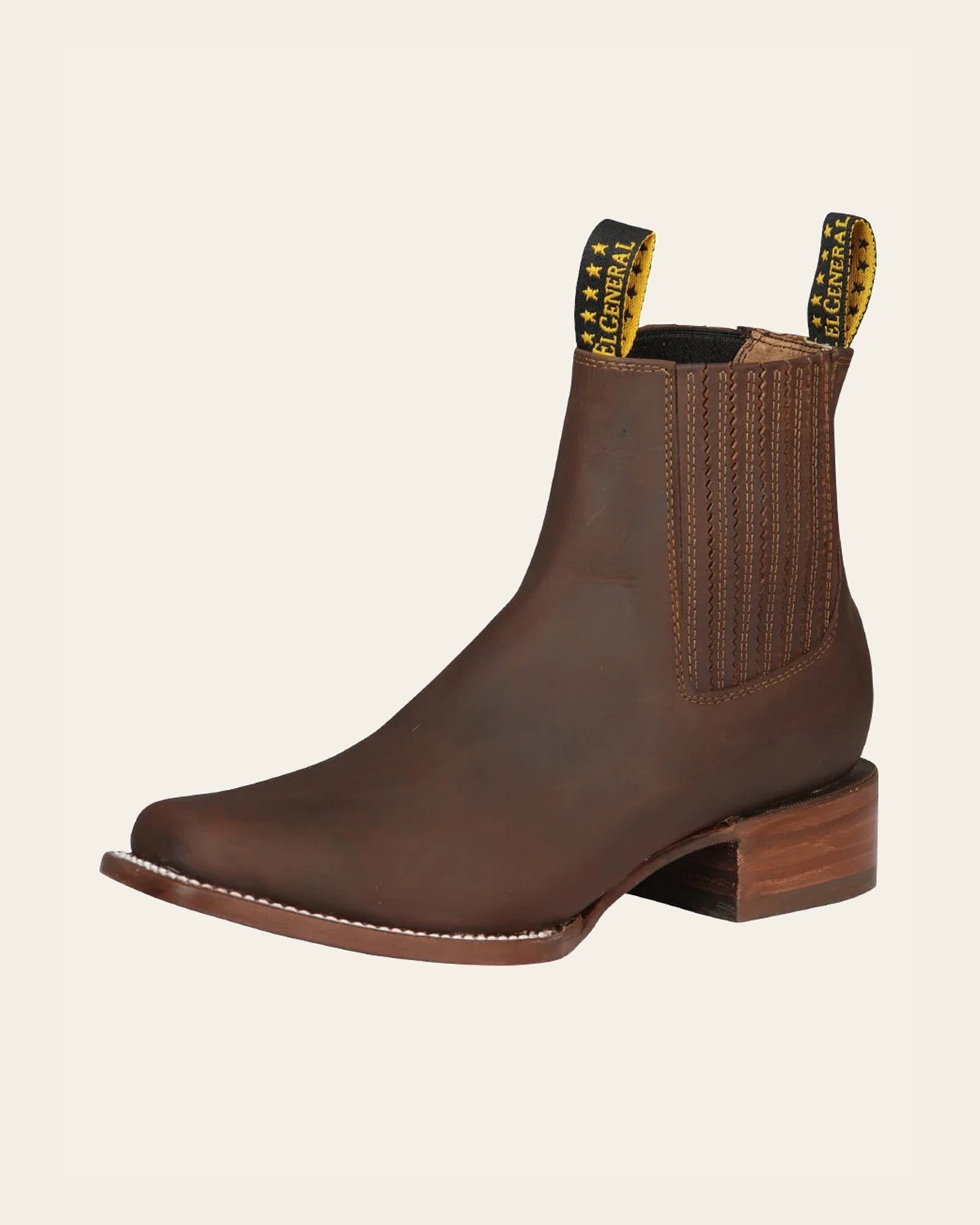 El General Men’s Ankle Boot - Honey 45004 on a warm cream background