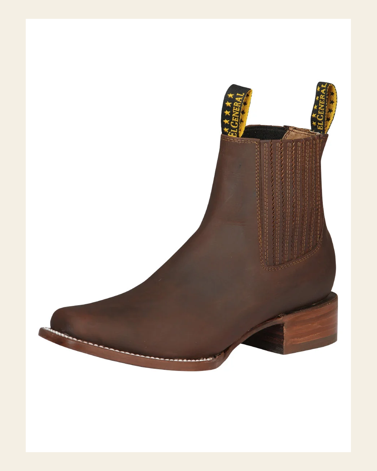 El General Men’s Ankle Boot - Honey 45004 on a warm cream background