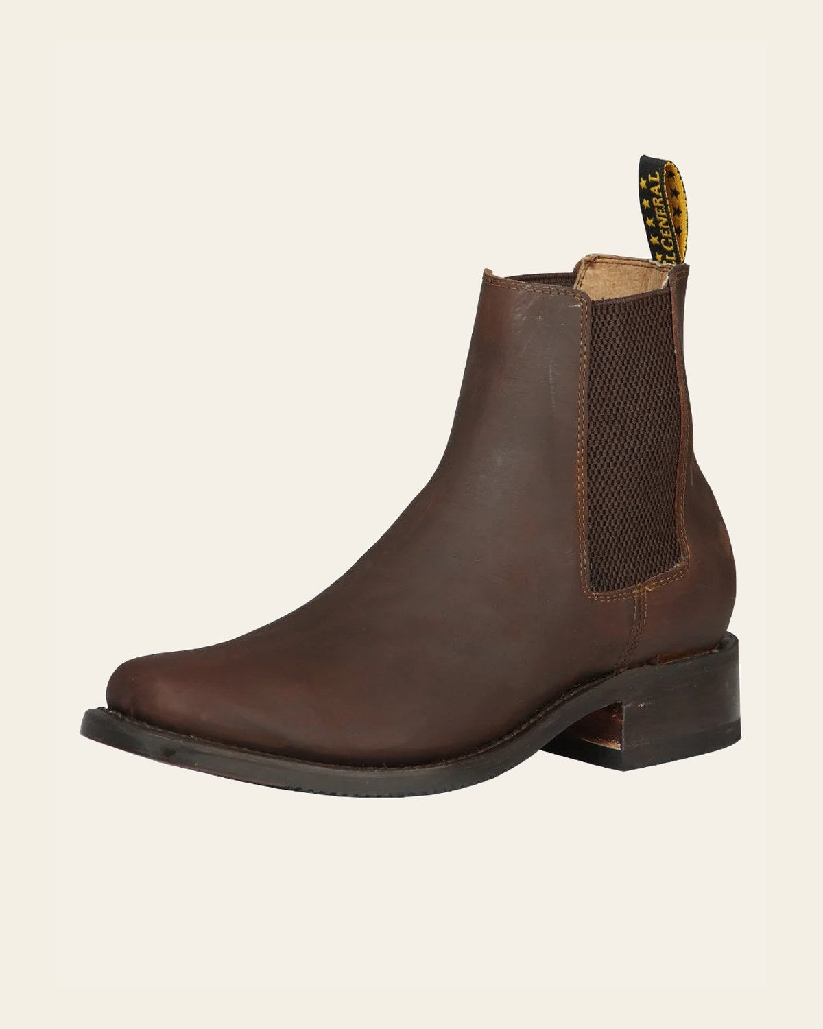 El General Men’s Ankle Boot - Honey 45005 on a warm cream background