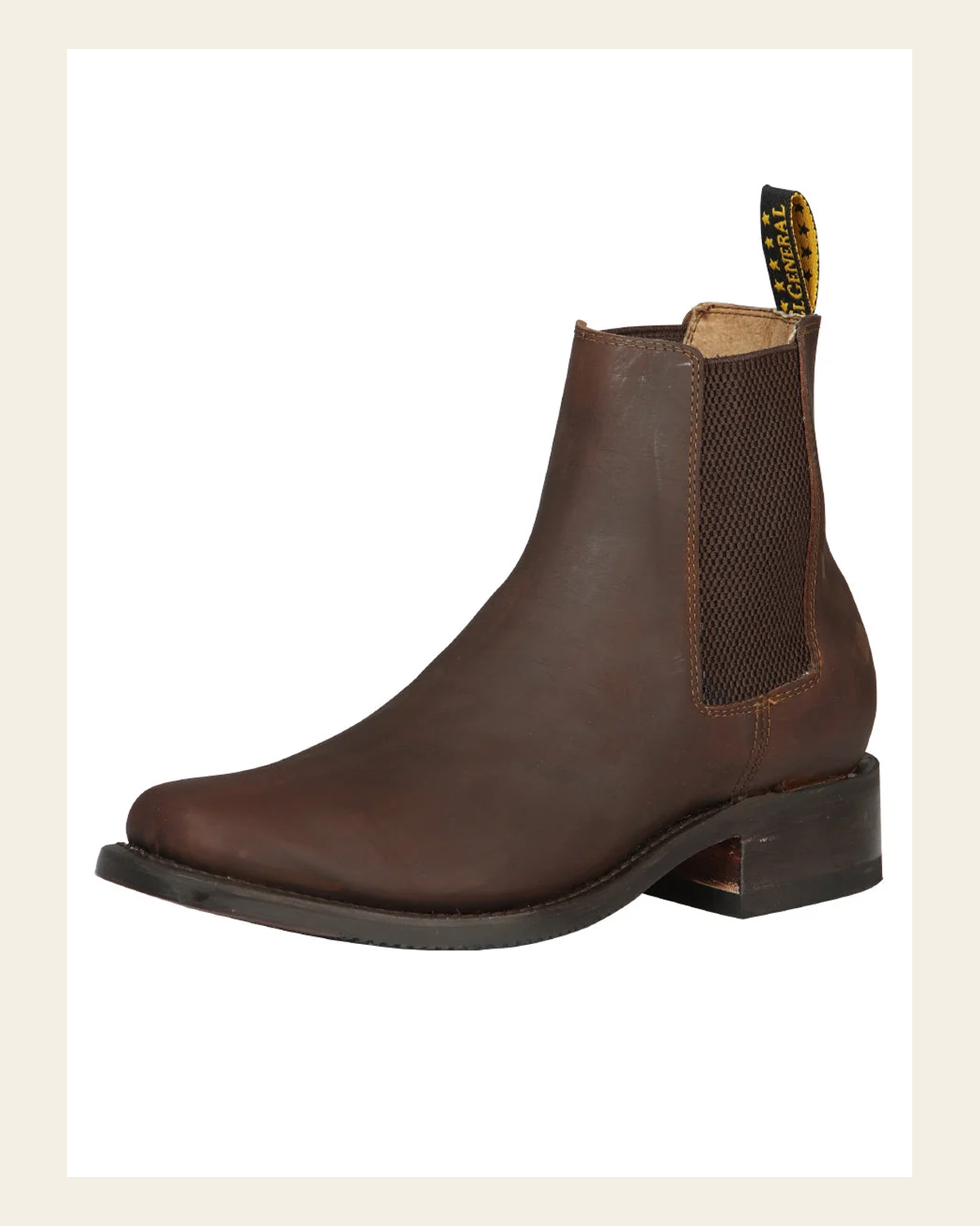 El General Men’s Ankle Boot - Honey 45005 on a warm cream background