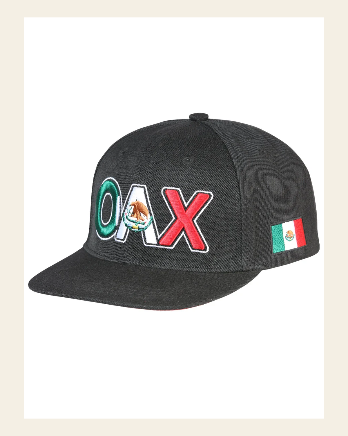 El General SB/OAX Hat- Black 44795 on a warm cream background