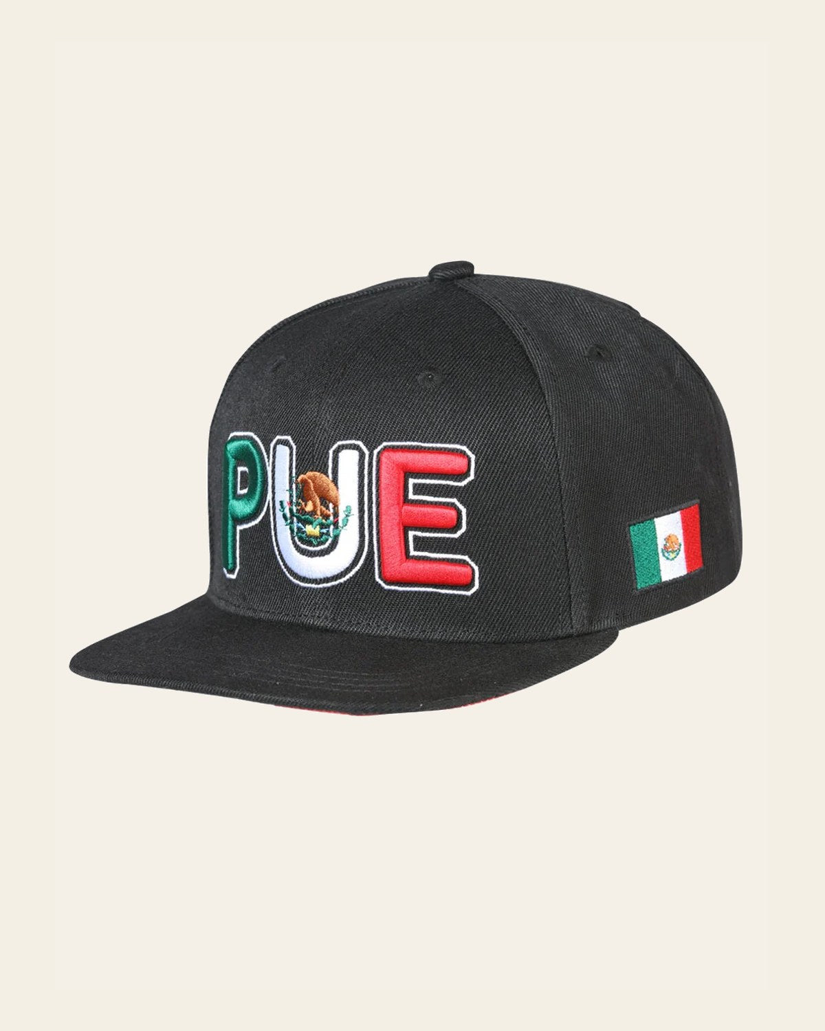El General SB/PUE Hat- Black 44810 on a warm cream background