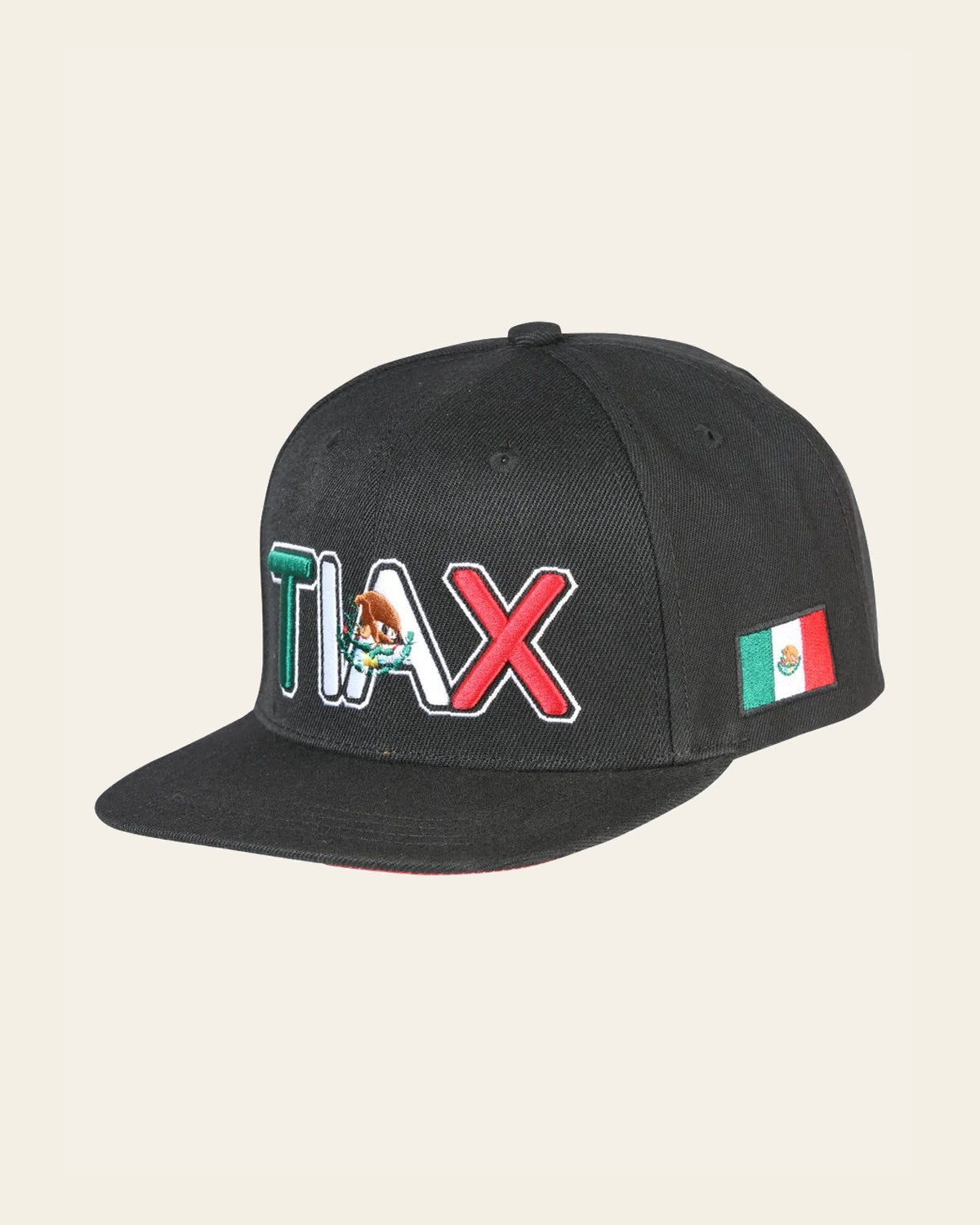 El General SB/TIAX Hat- Black 44813 on a warm cream background