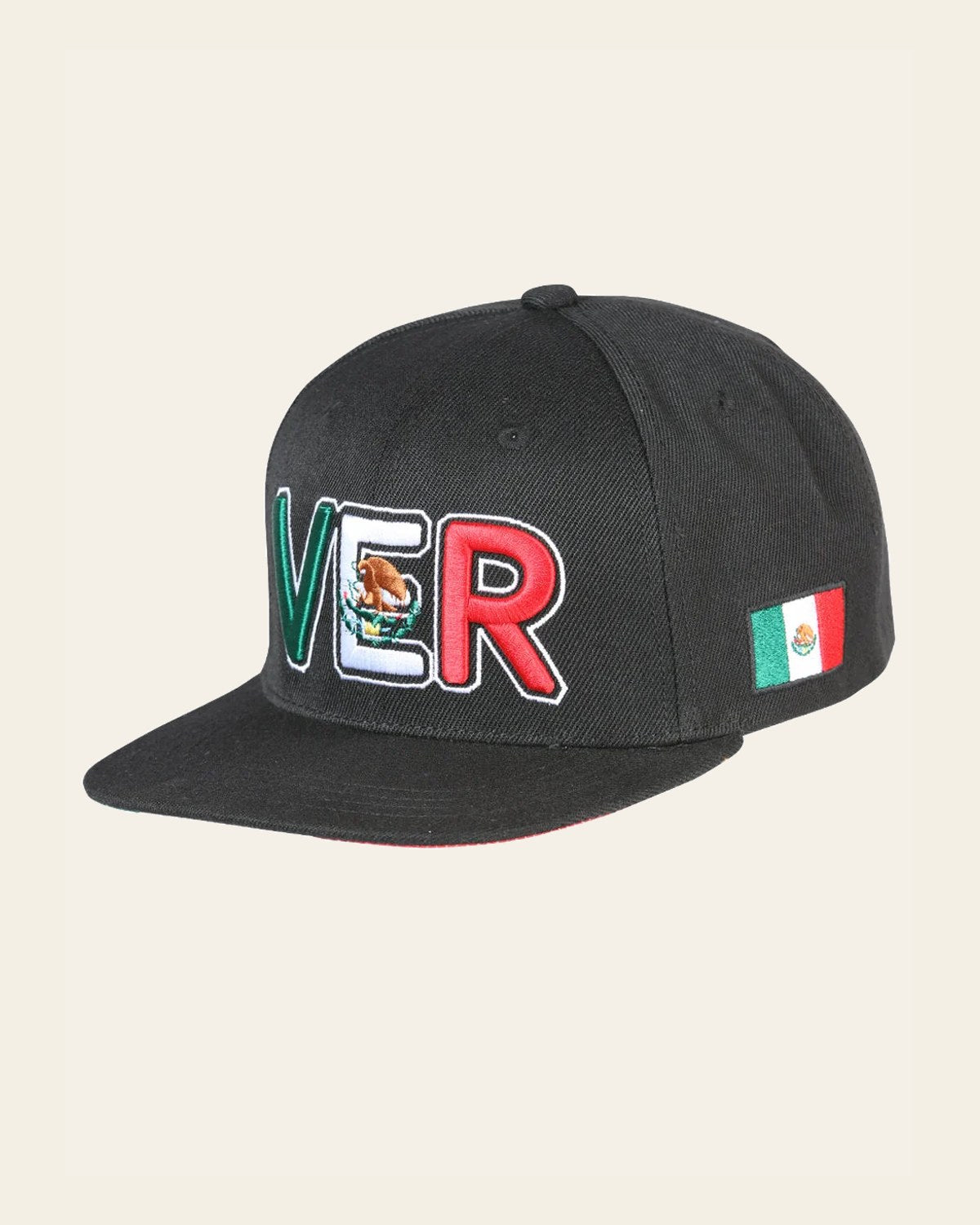 El General SB/VER Hat- Black 44814 on a warm cream background