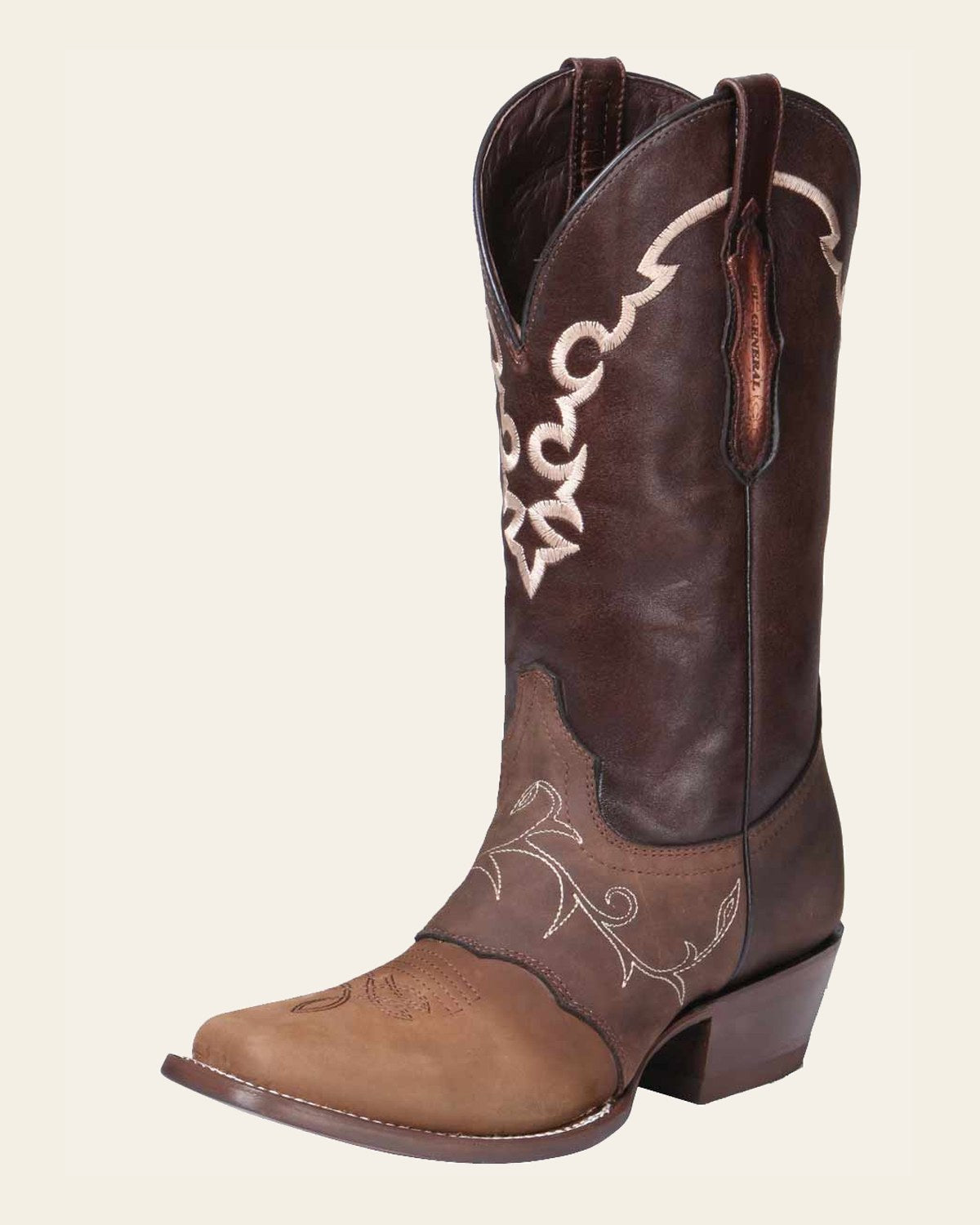 El General Womens Rodeo Boot Limited Edition - Crazy Camel 34510 on a warm cream background