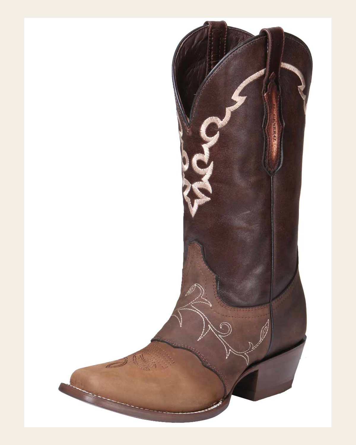 El General Womens Rodeo Boot Limited Edition - Crazy Camel 34510 on a warm cream background